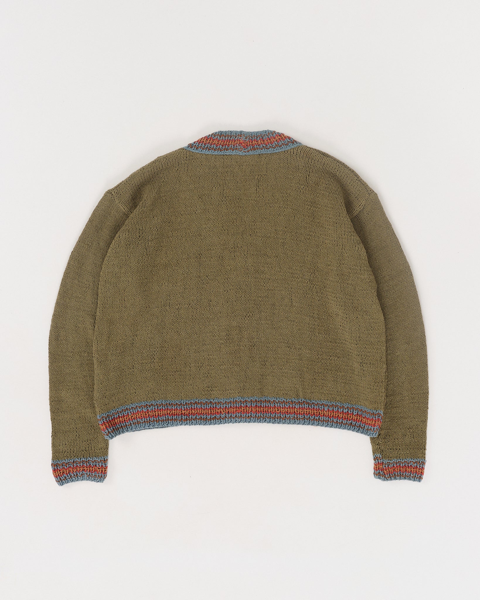 Bulb Knit Cardigan - Olive