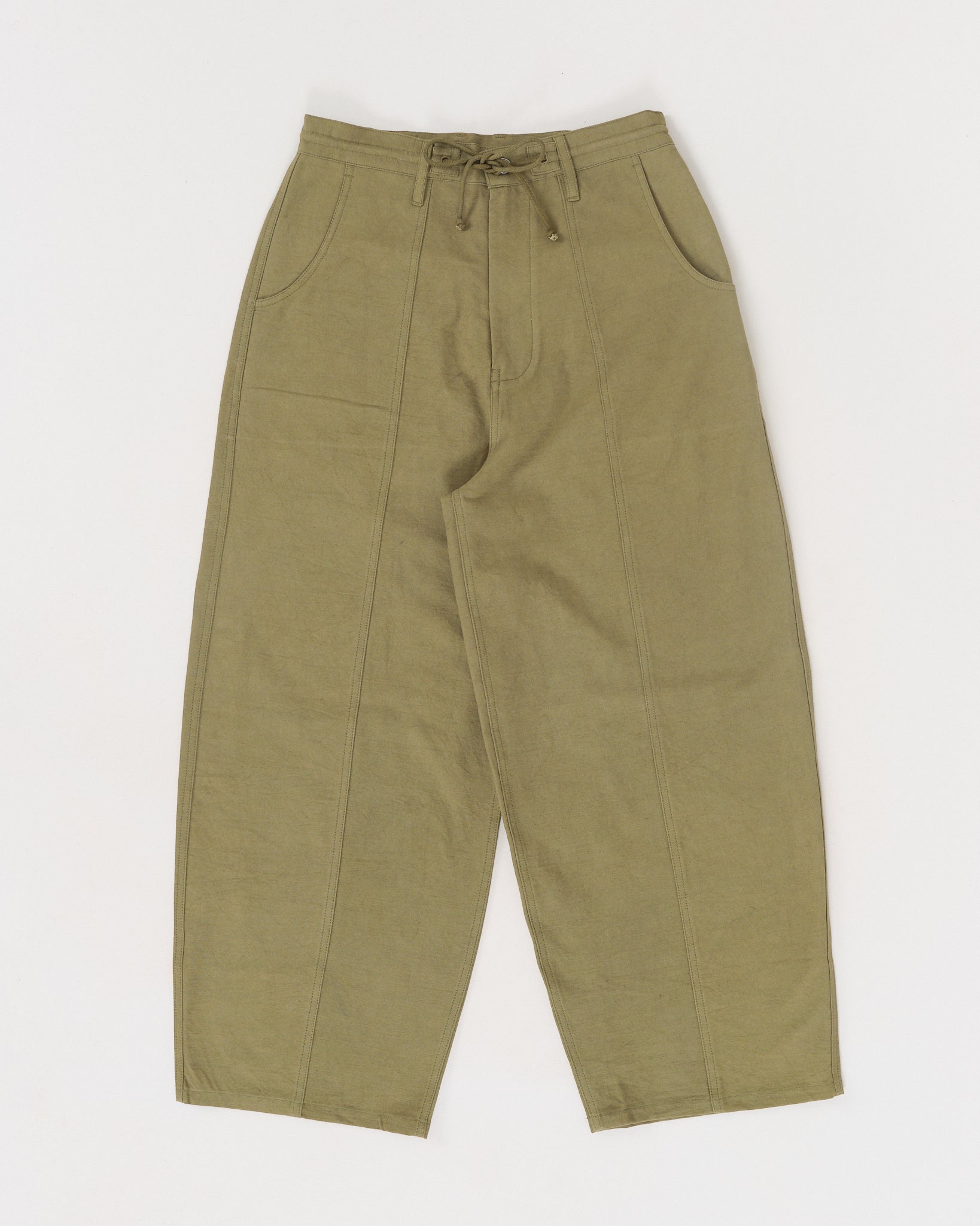 Document Pants - Olive Slub