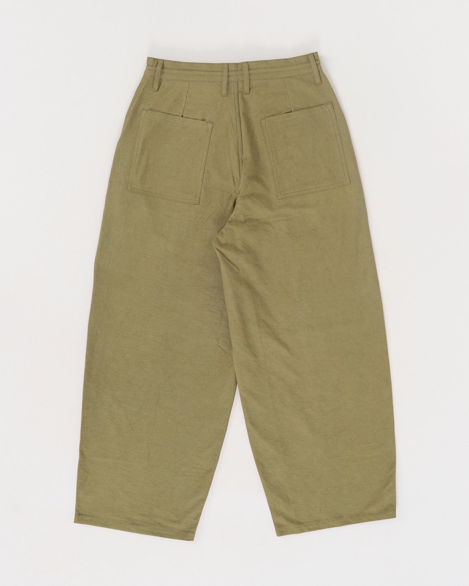 Document Pants - Olive Slub