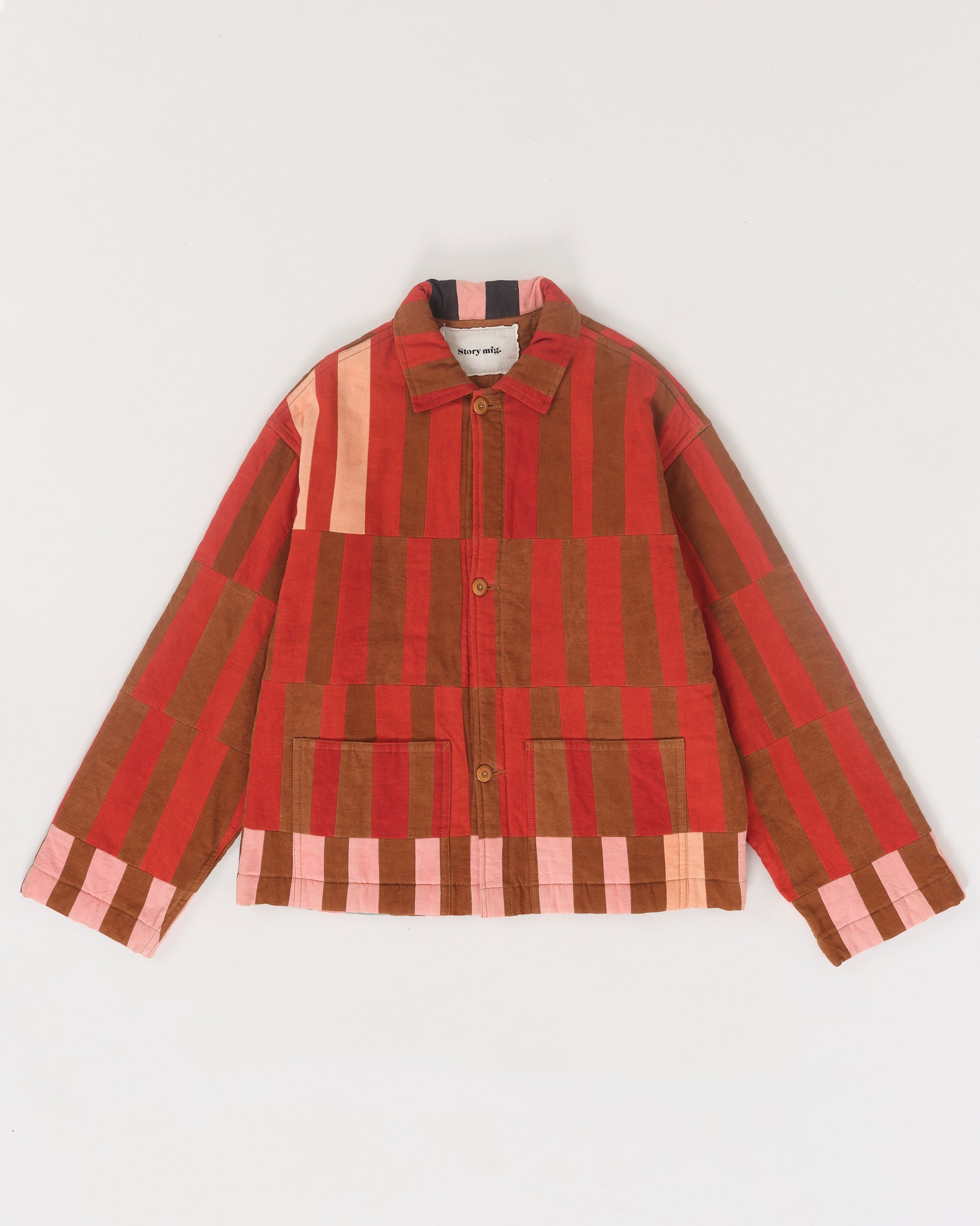 Short on Time Jacket - Stripe Patchwork