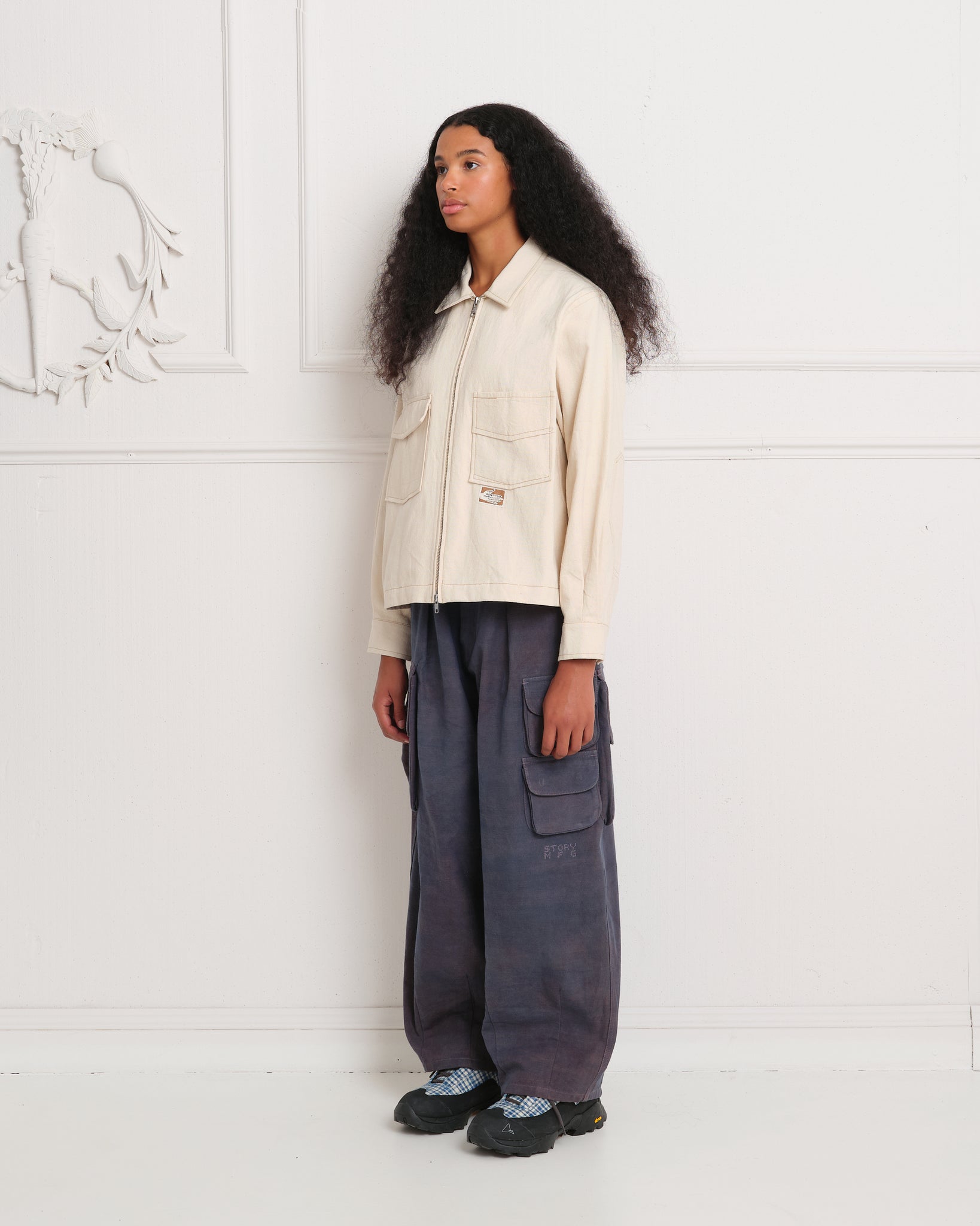 Forager Pants - Purple Slub