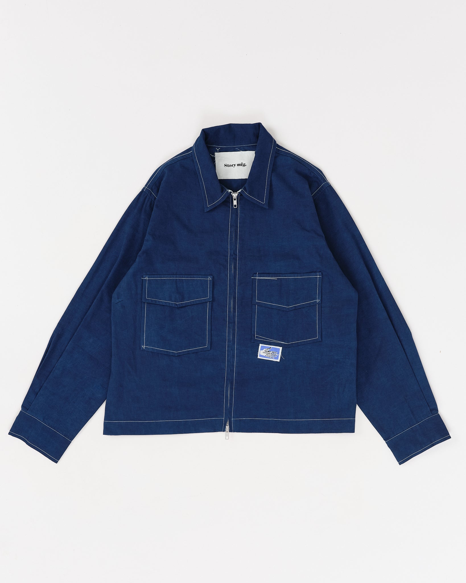 555 Jacket - Indigo Wonky-Wear