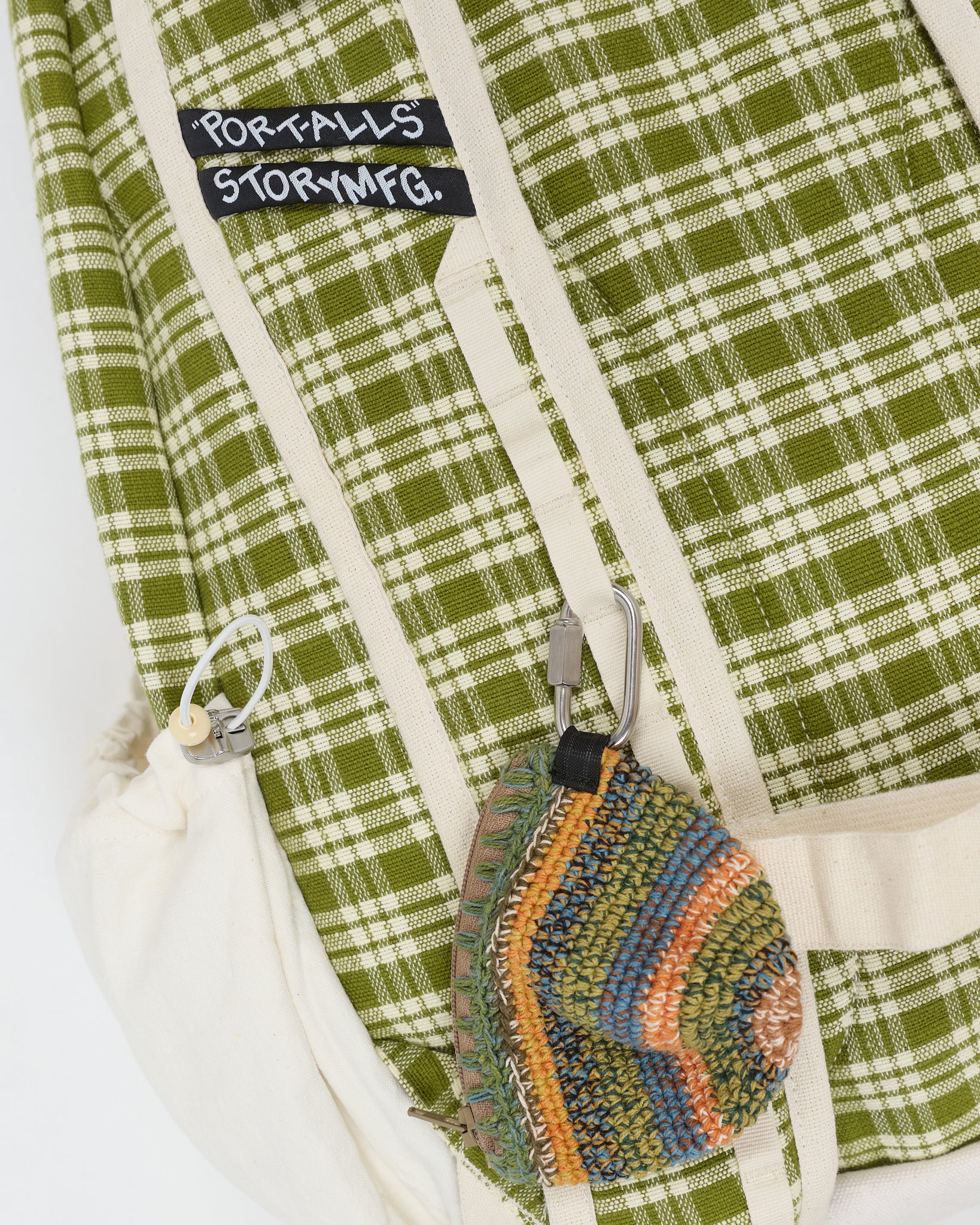 Boulder Backpack - Moss Check Handloom