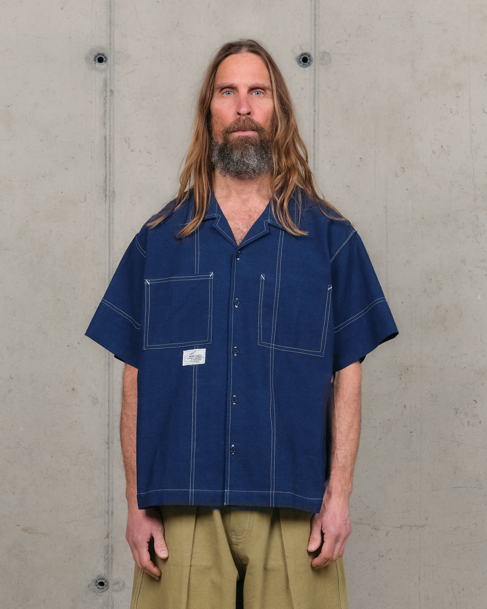 Brake Shirt - Indigo Wonky-Wear