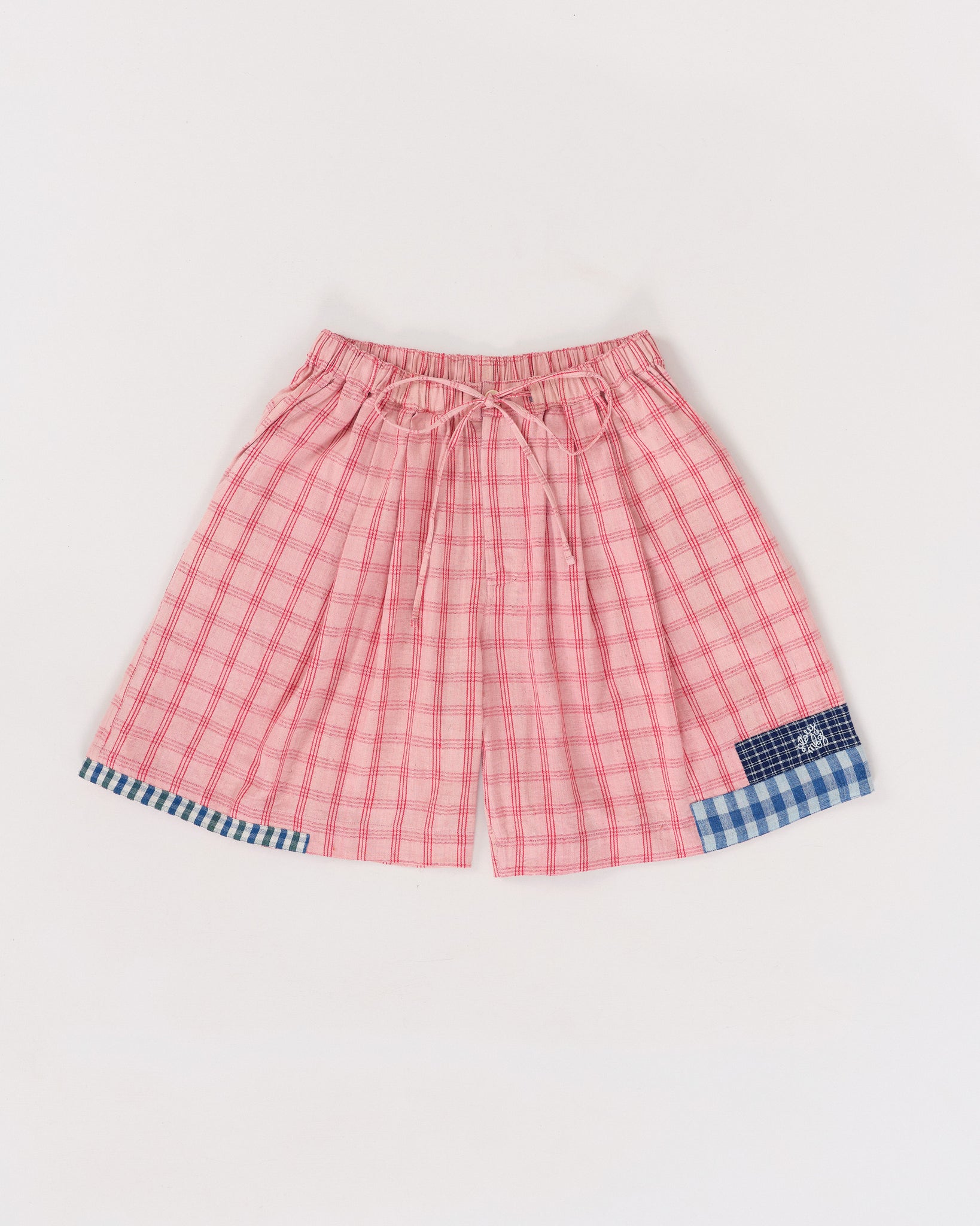Bridge Shorts - Pink Picnic Handloom