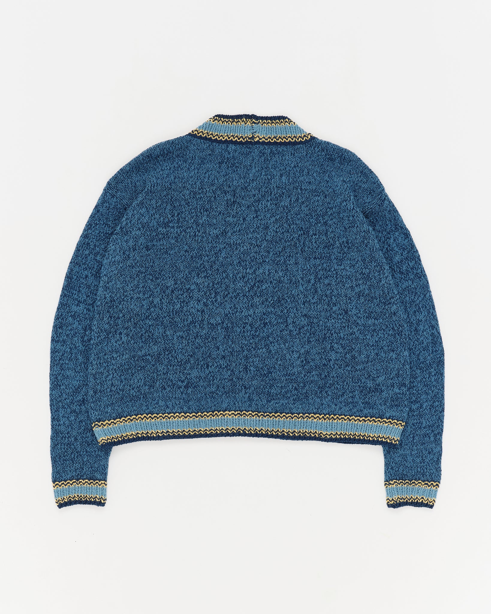Bulb Knit Cardigan - Twisted Indigo