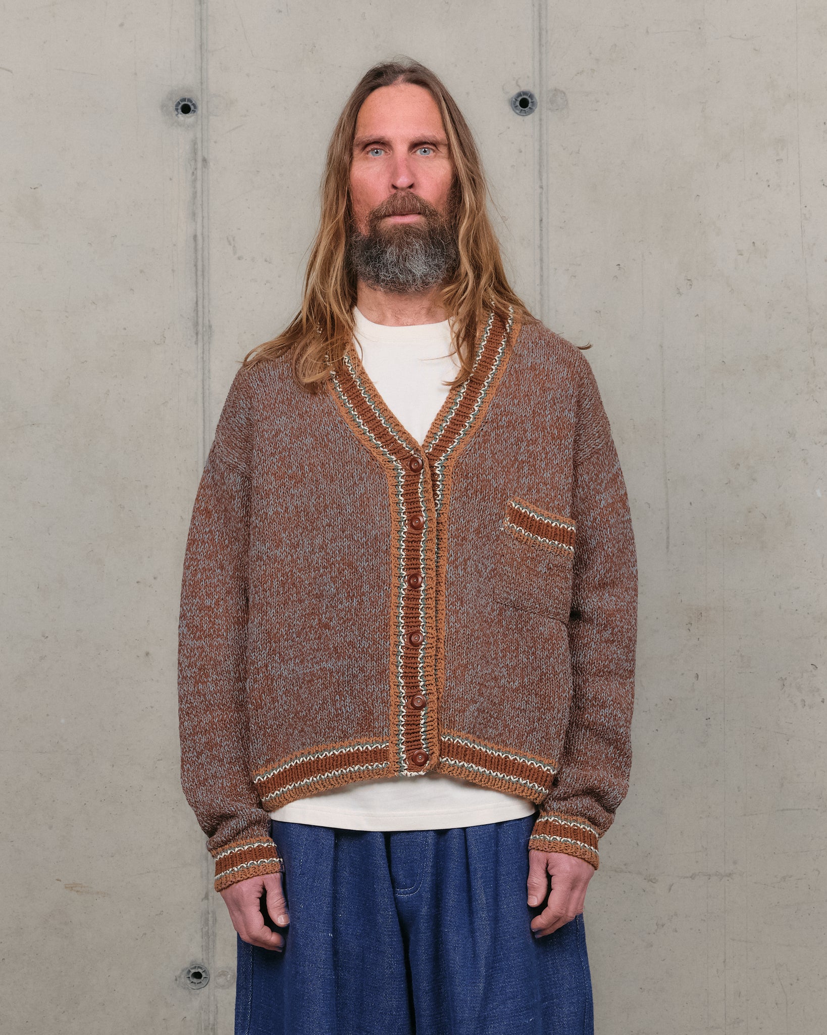 Bulb Knit Cardigan - Twisted Dusk