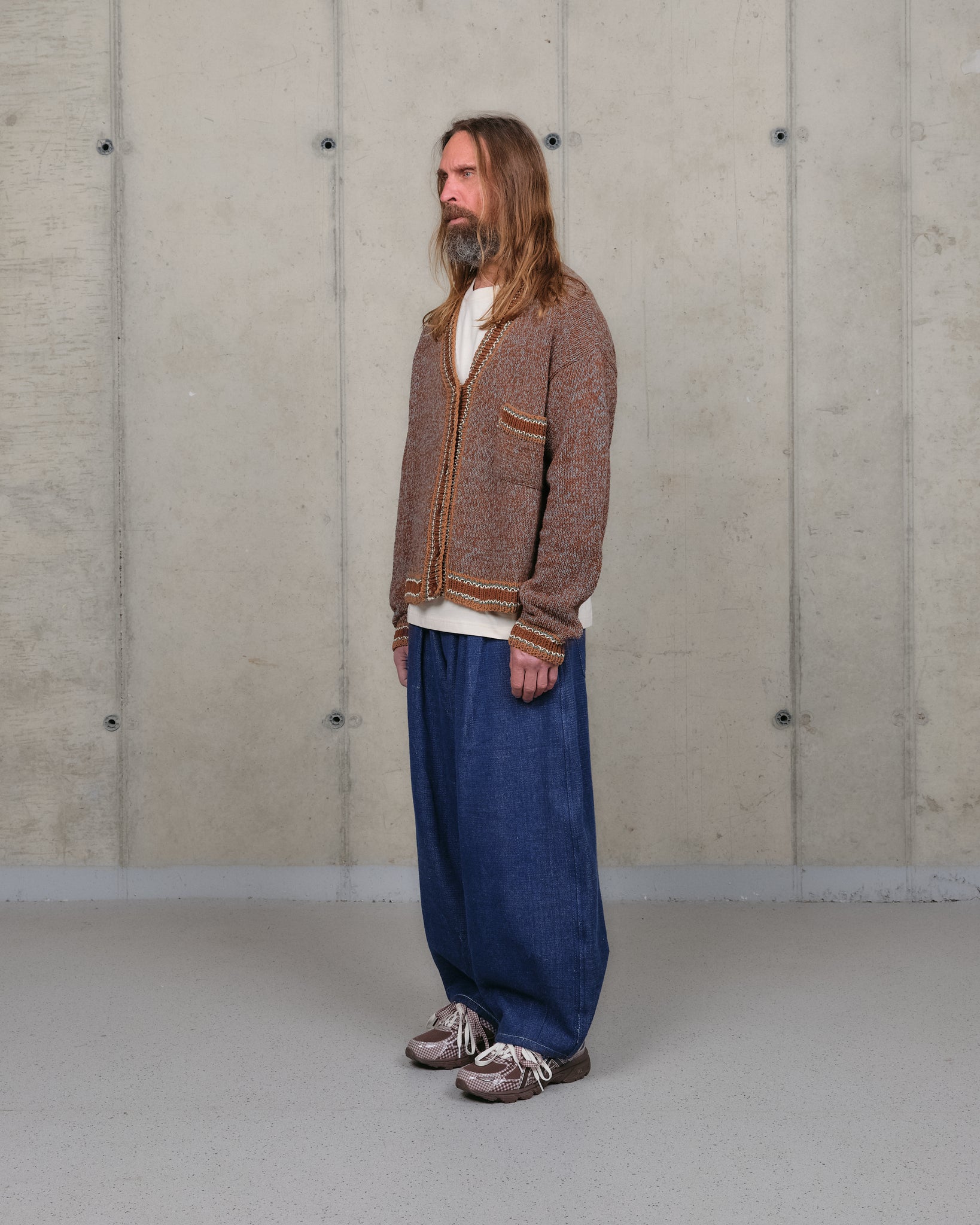 Bulb Knit Cardigan - Twisted Dusk
