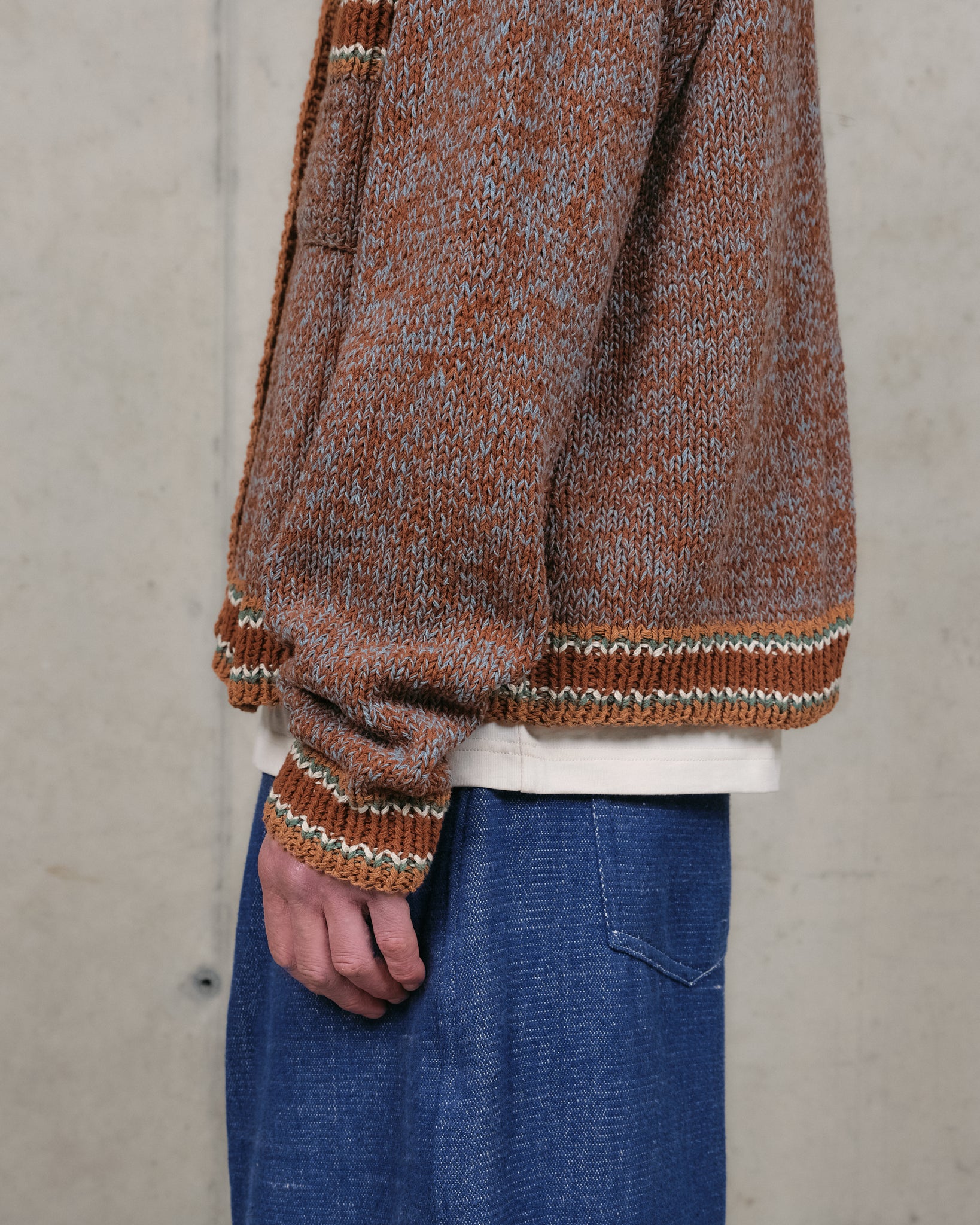 Bulb Knit Cardigan - Twisted Dusk