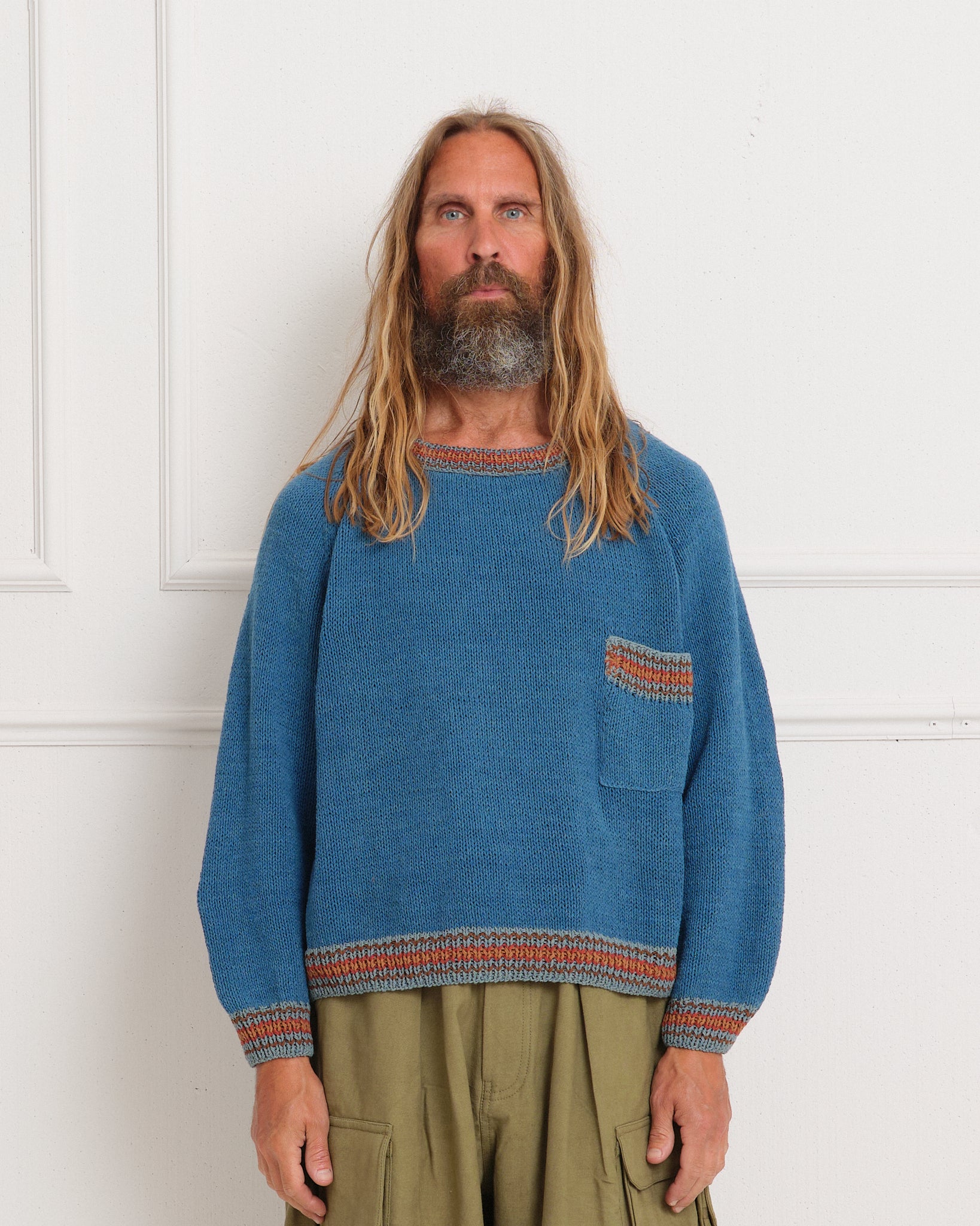 Bulb Knit Jumper - Indigo