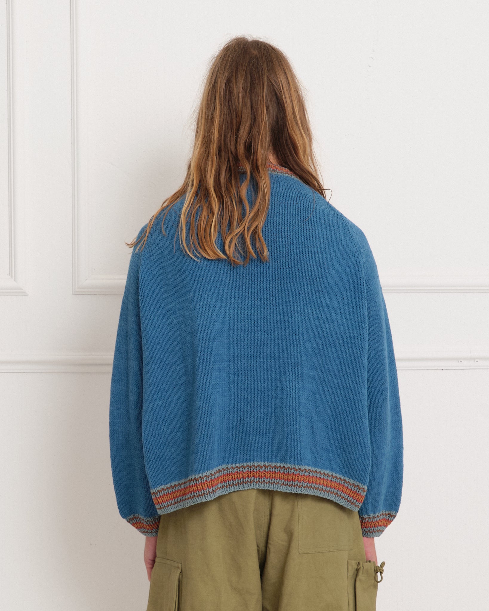 Bulb Knit Jumper - Indigo