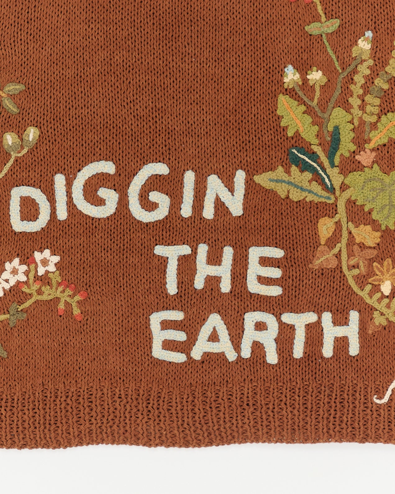 Bulb Knit Jumper - Brown Diggin' The Earth