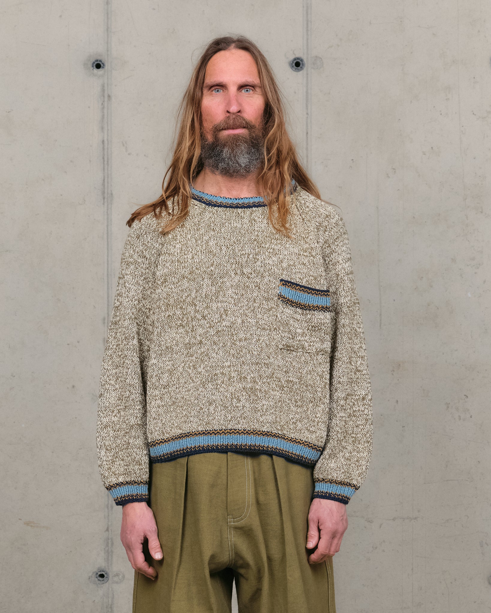 Bulb Knit Jumper - Twisted Olive