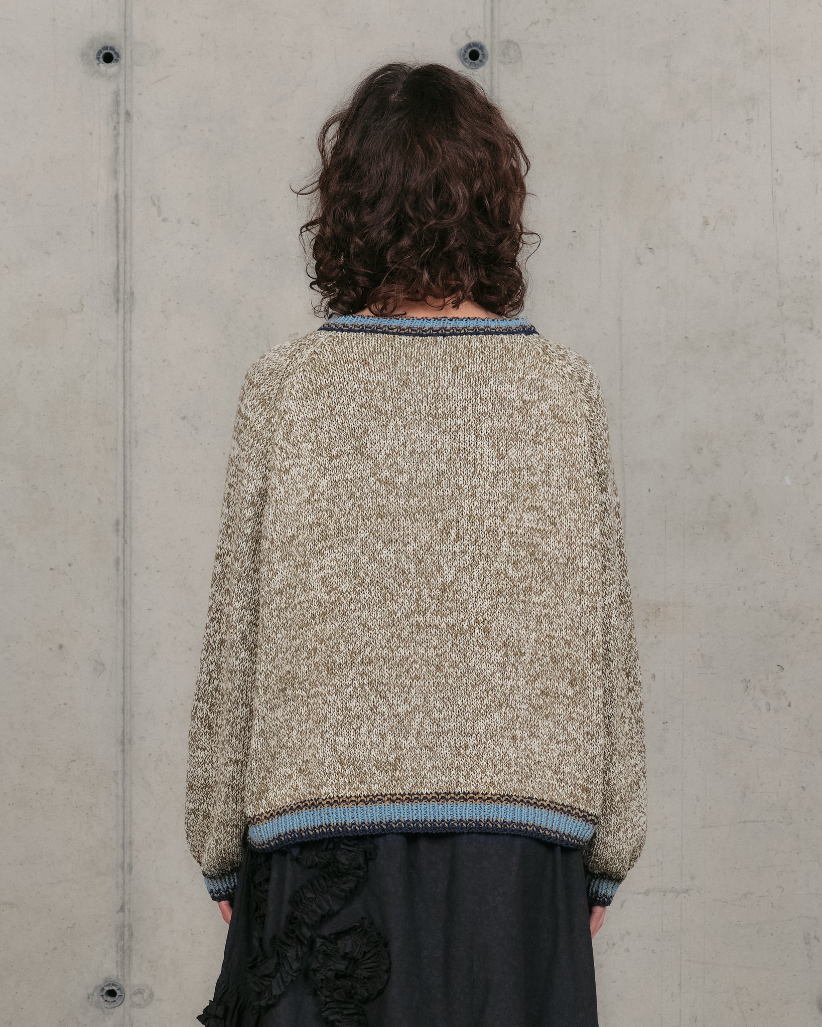 Bulb Knit Jumper - Twisted Olive