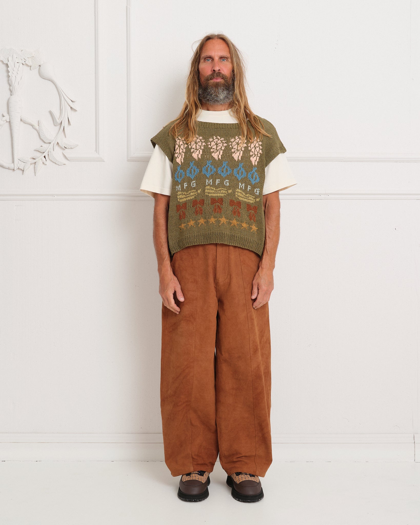 Document Pants - Bark Brown Slub