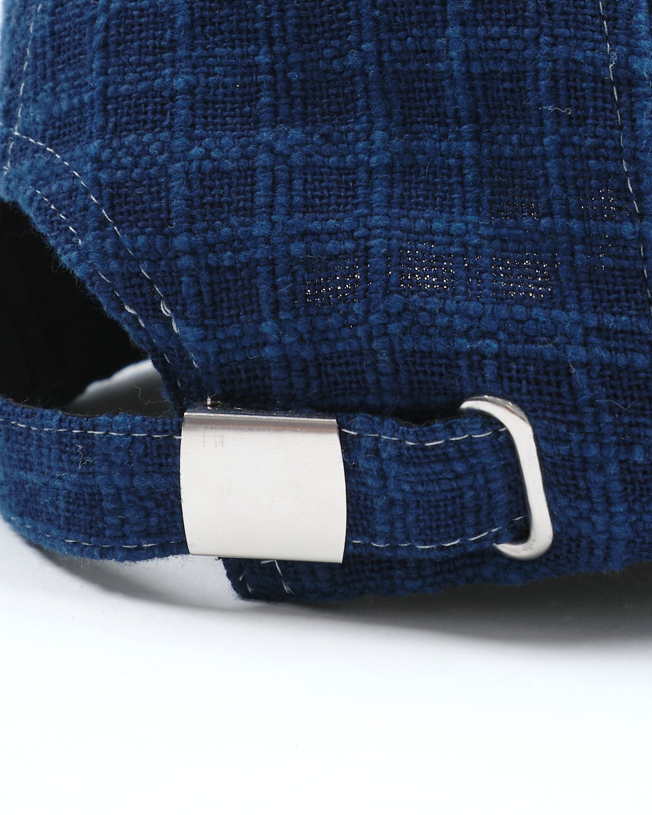 Custom Baseball Cap - Indigo Waffle Handloom