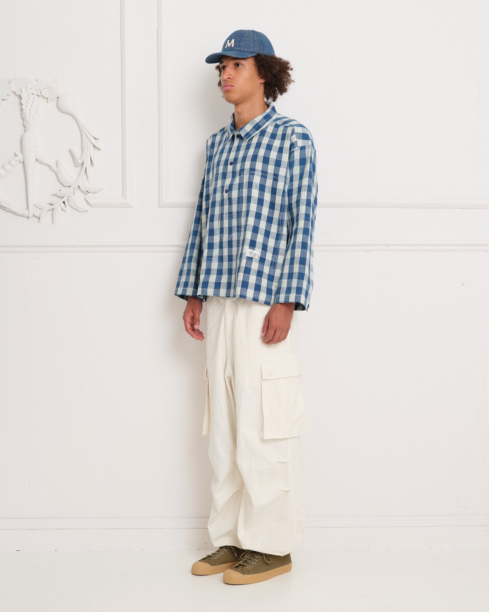 Work Shirt - Indigo Gingham Wonky-Wear