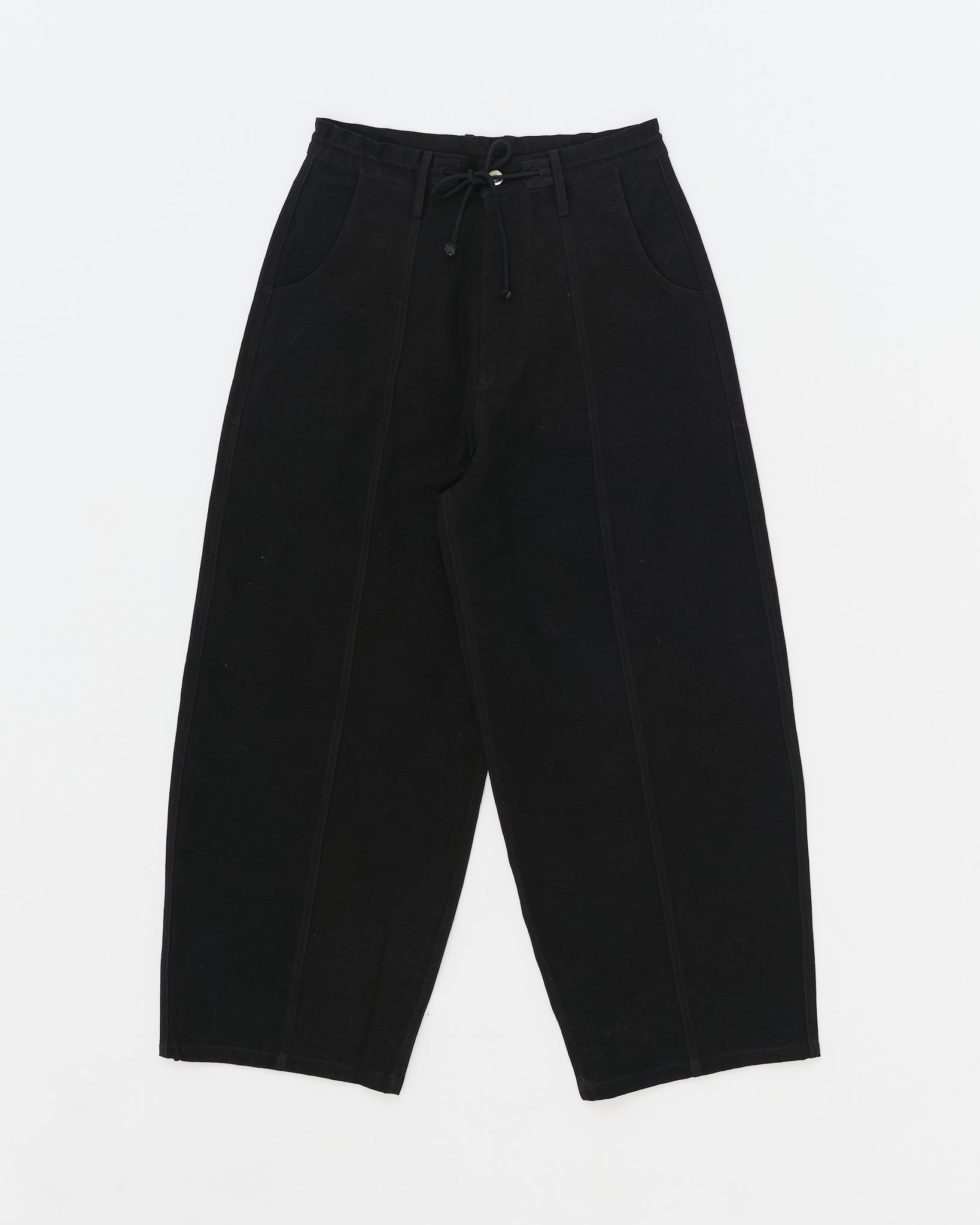 Document Pants - Black Slub