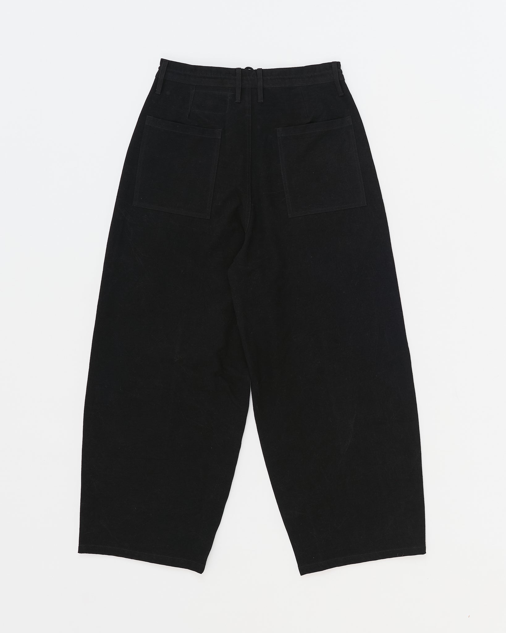 Document Pants - Black Slub