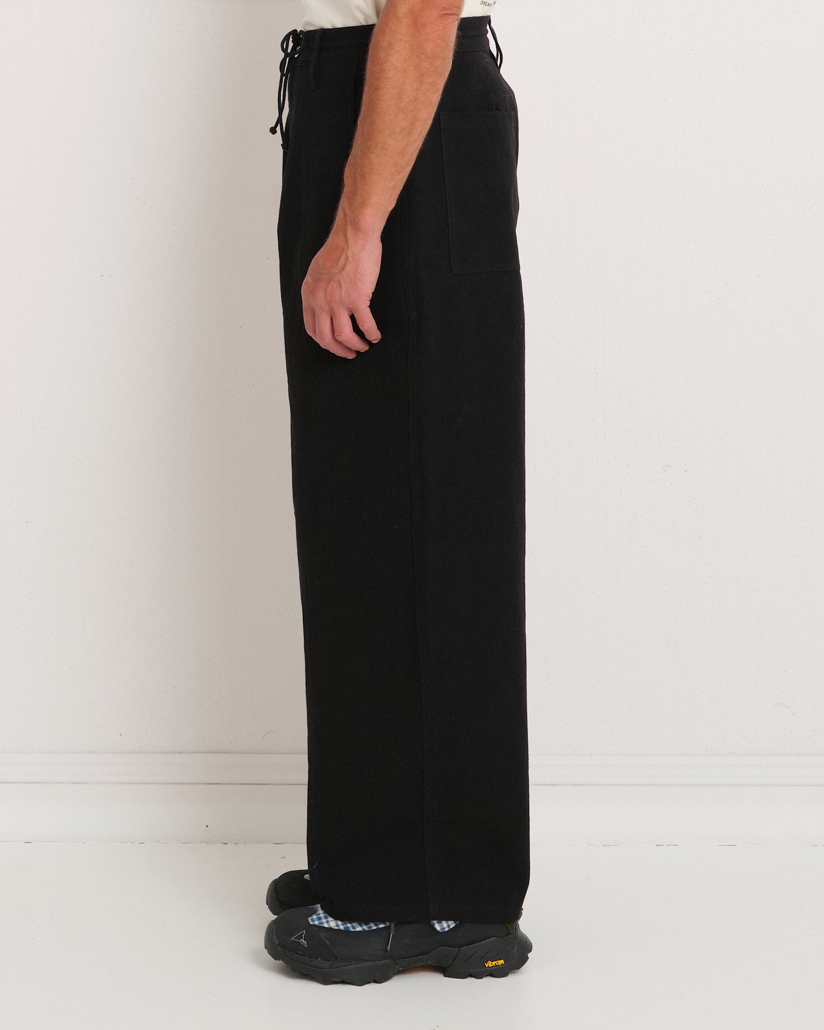 Document Pants - Black Slub