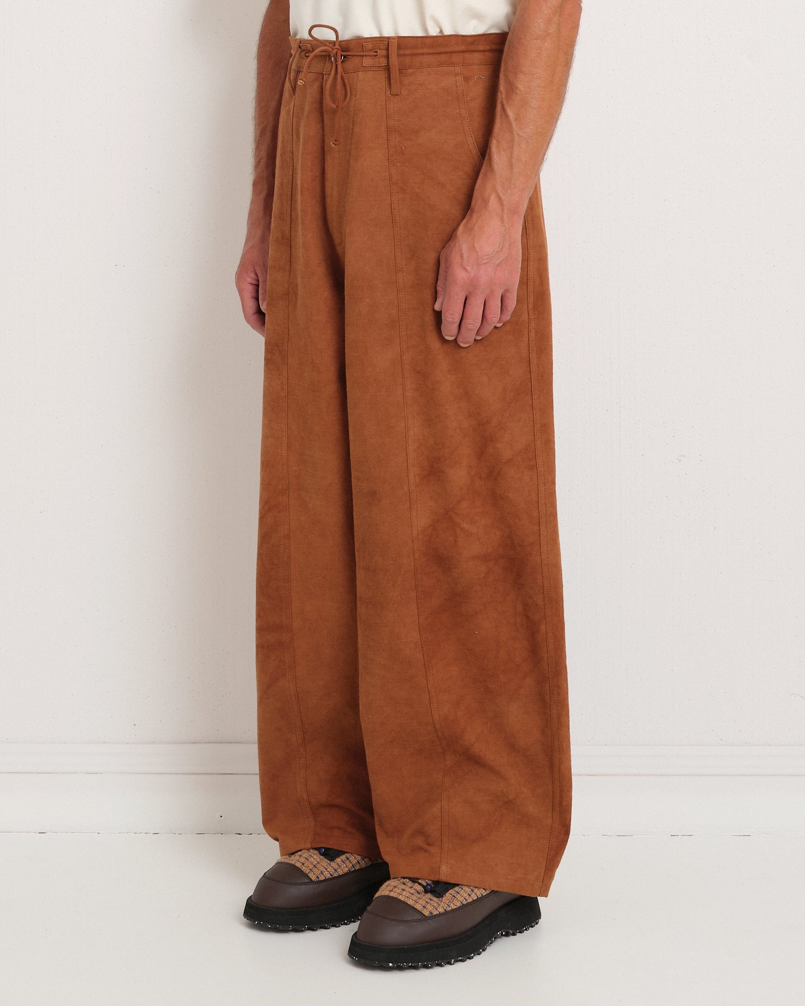 Document Pants - Bark Brown Slub