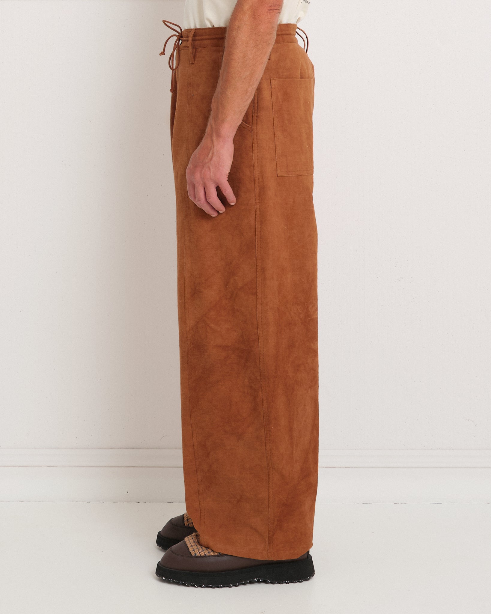 Document Pants - Bark Brown Slub