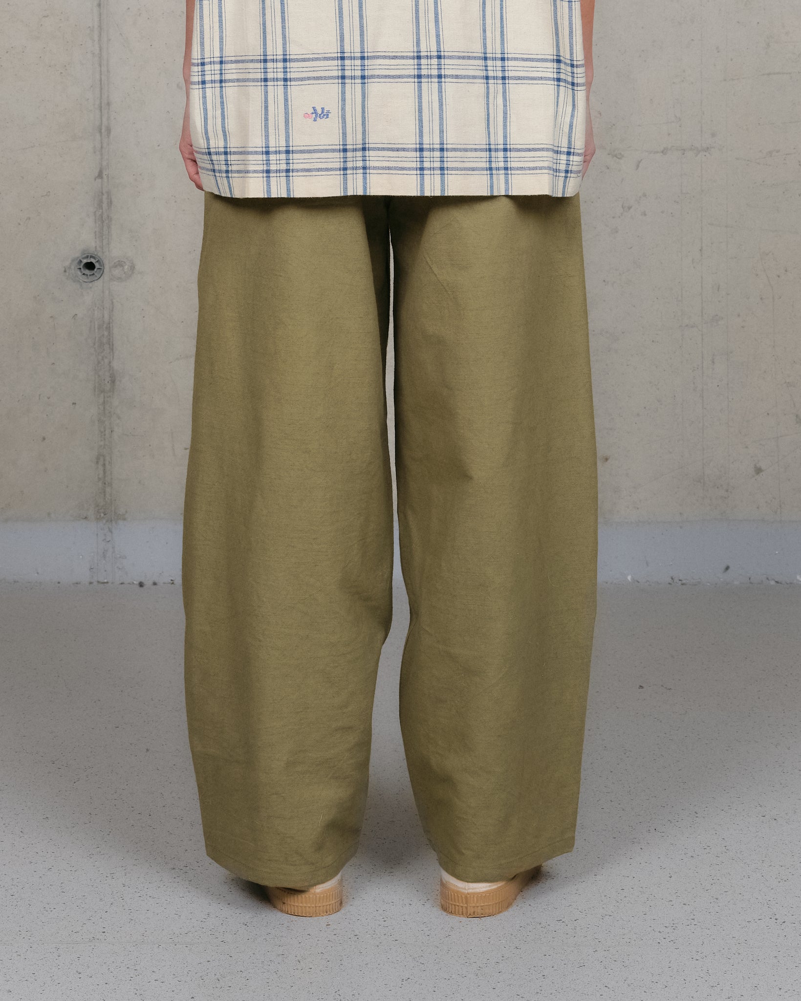 Document Pants - Olive Slub