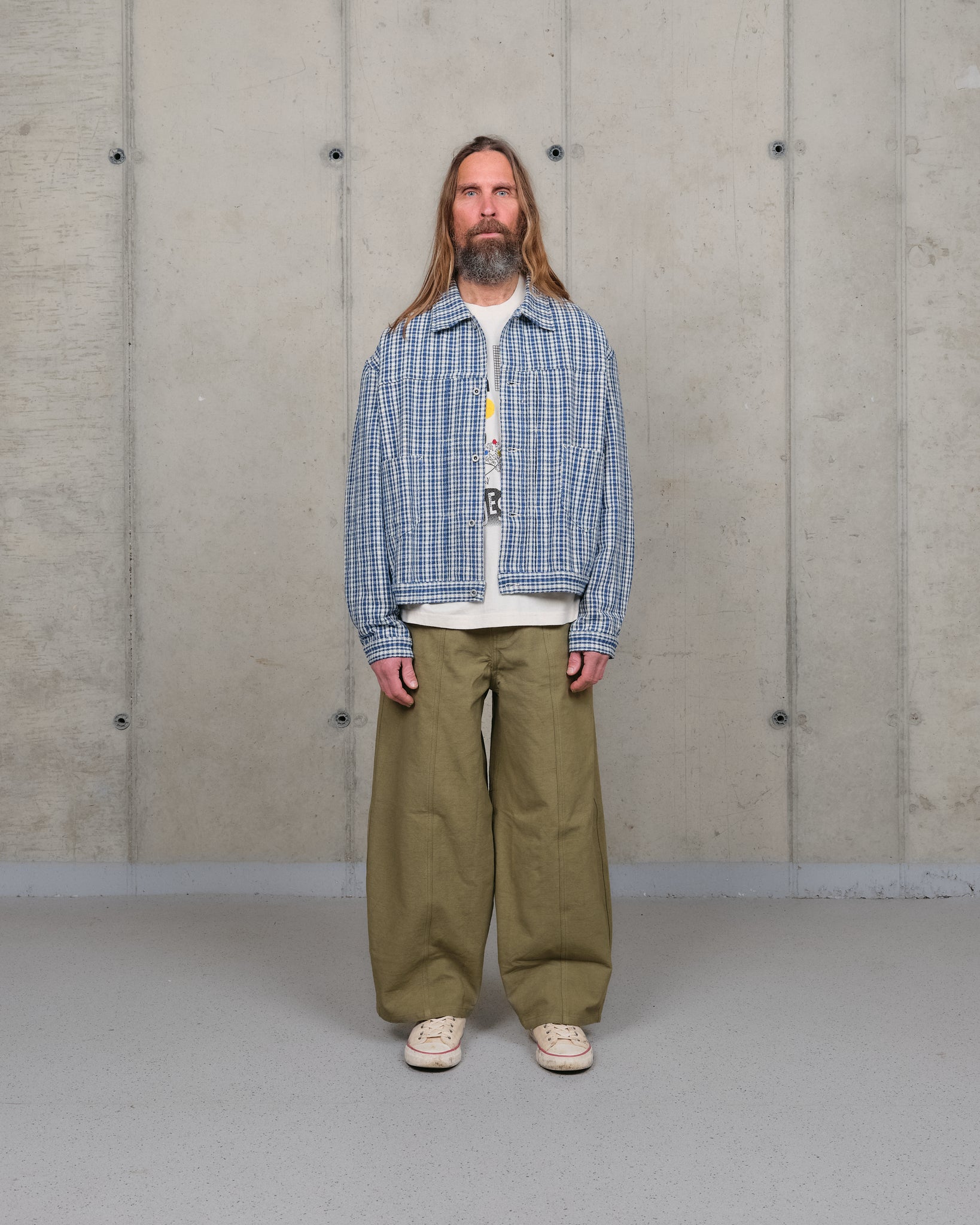 Document Pants - Olive Slub