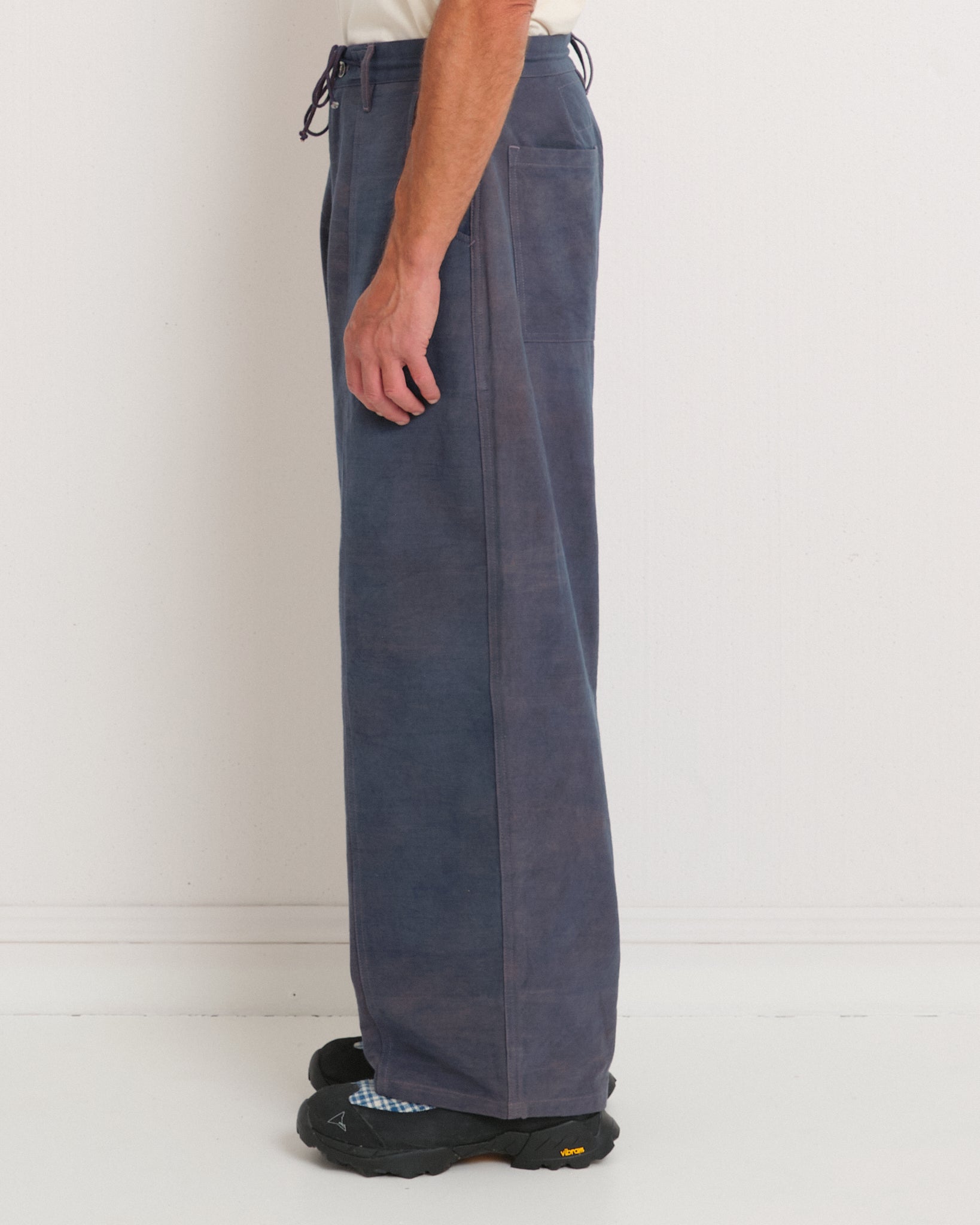 Document Pants - Purple Slub