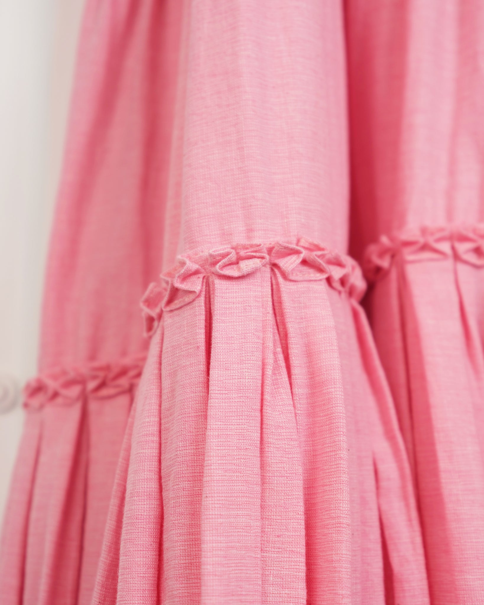 Apple Dress - Pink Pleated