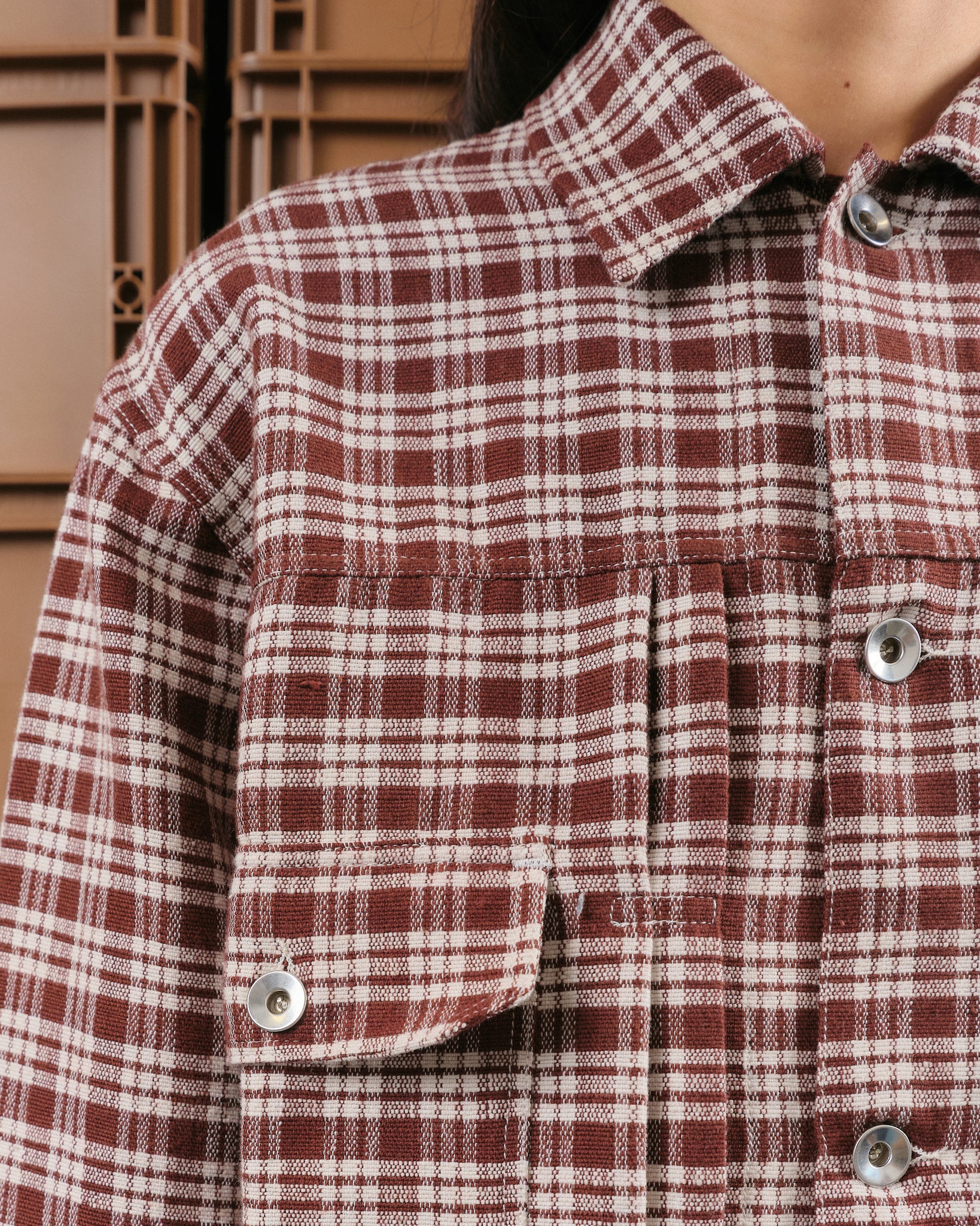 Tuesday Jacket - Wood Check Handloom