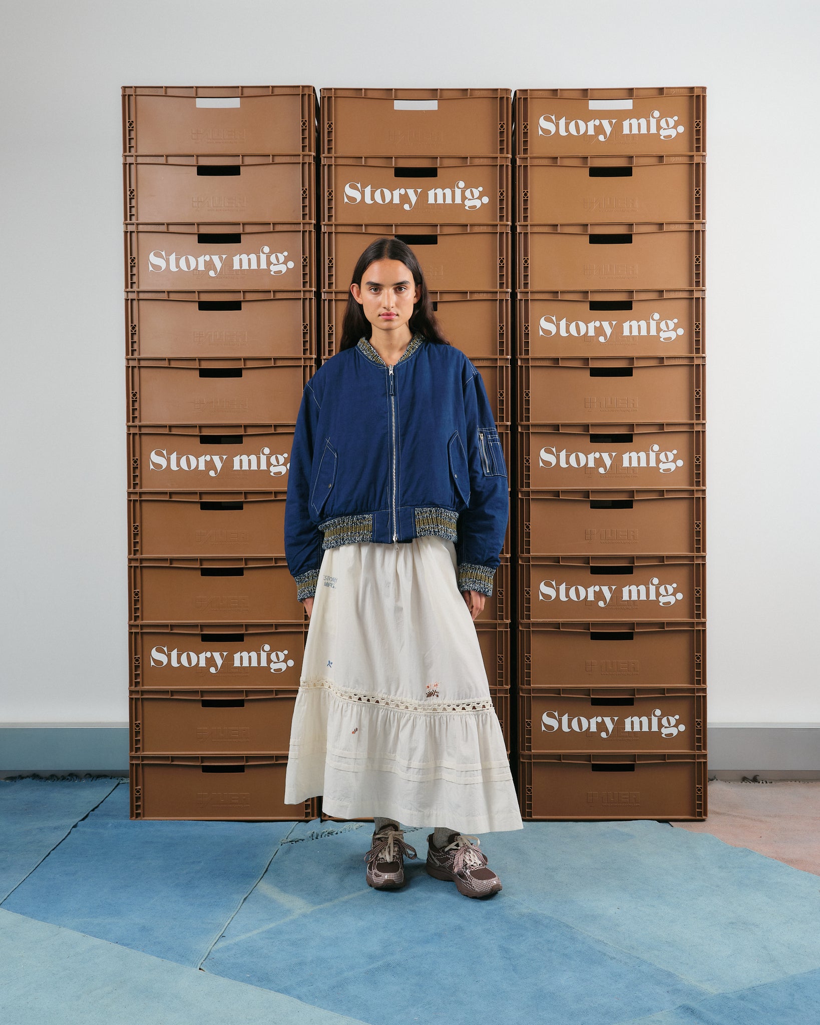 Nutmeg Skirt - Interrupted Embroidery