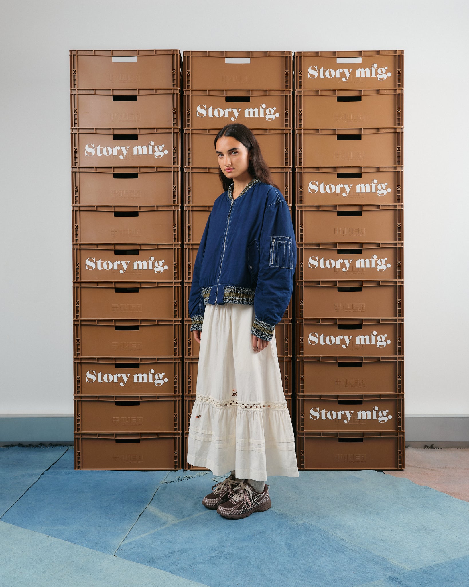 Nutmeg Skirt - Interrupted Embroidery