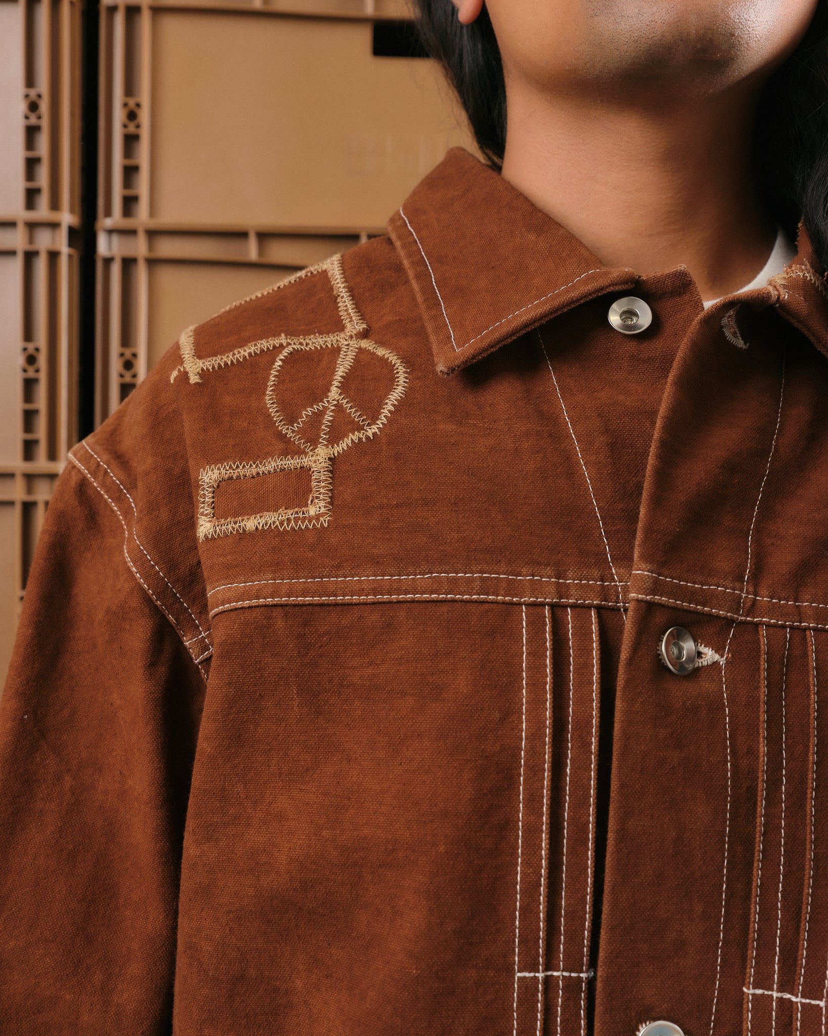 Ever Jacket - Brown Canvas Repair