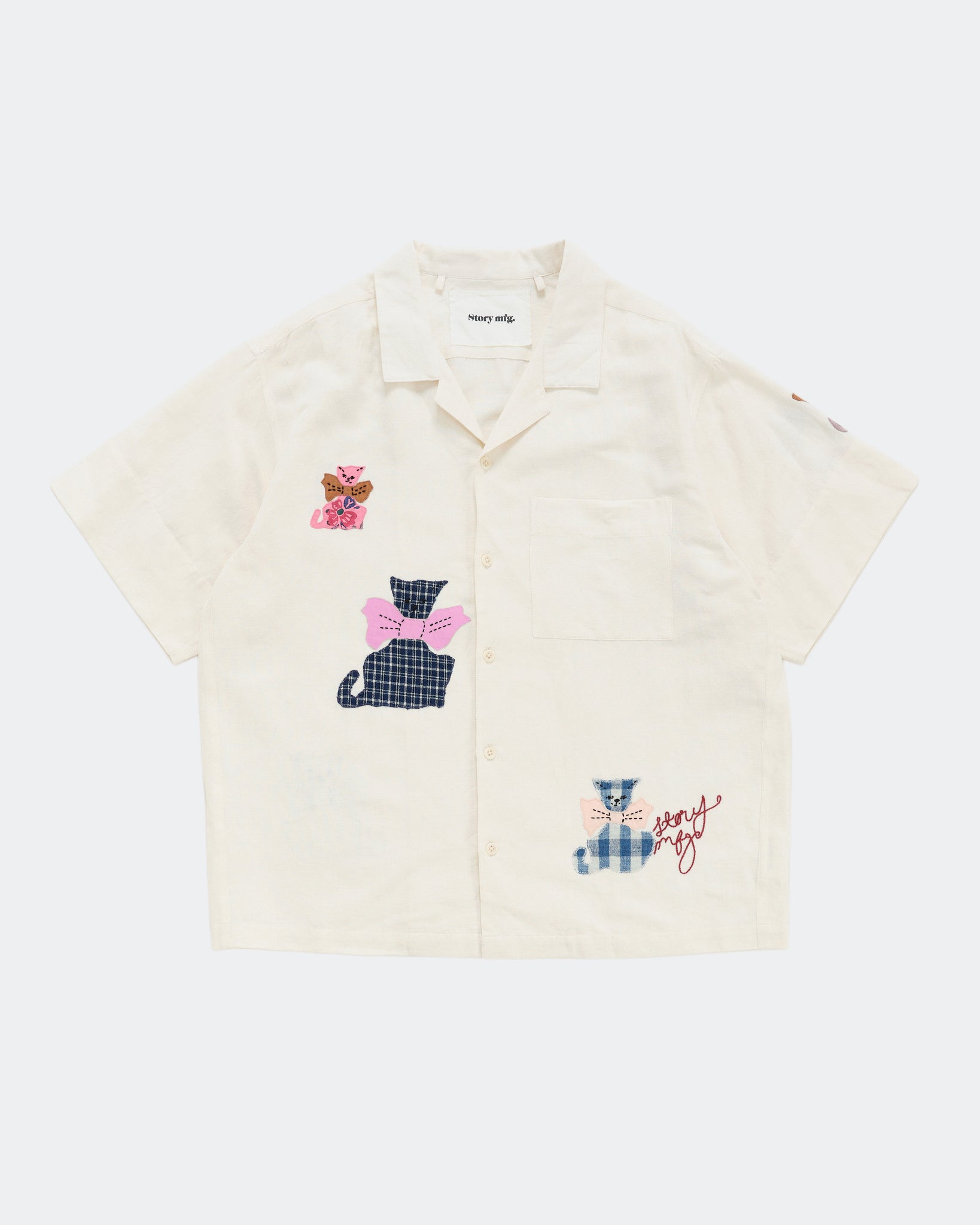 Greetings Shirt SS - Ecru Tales