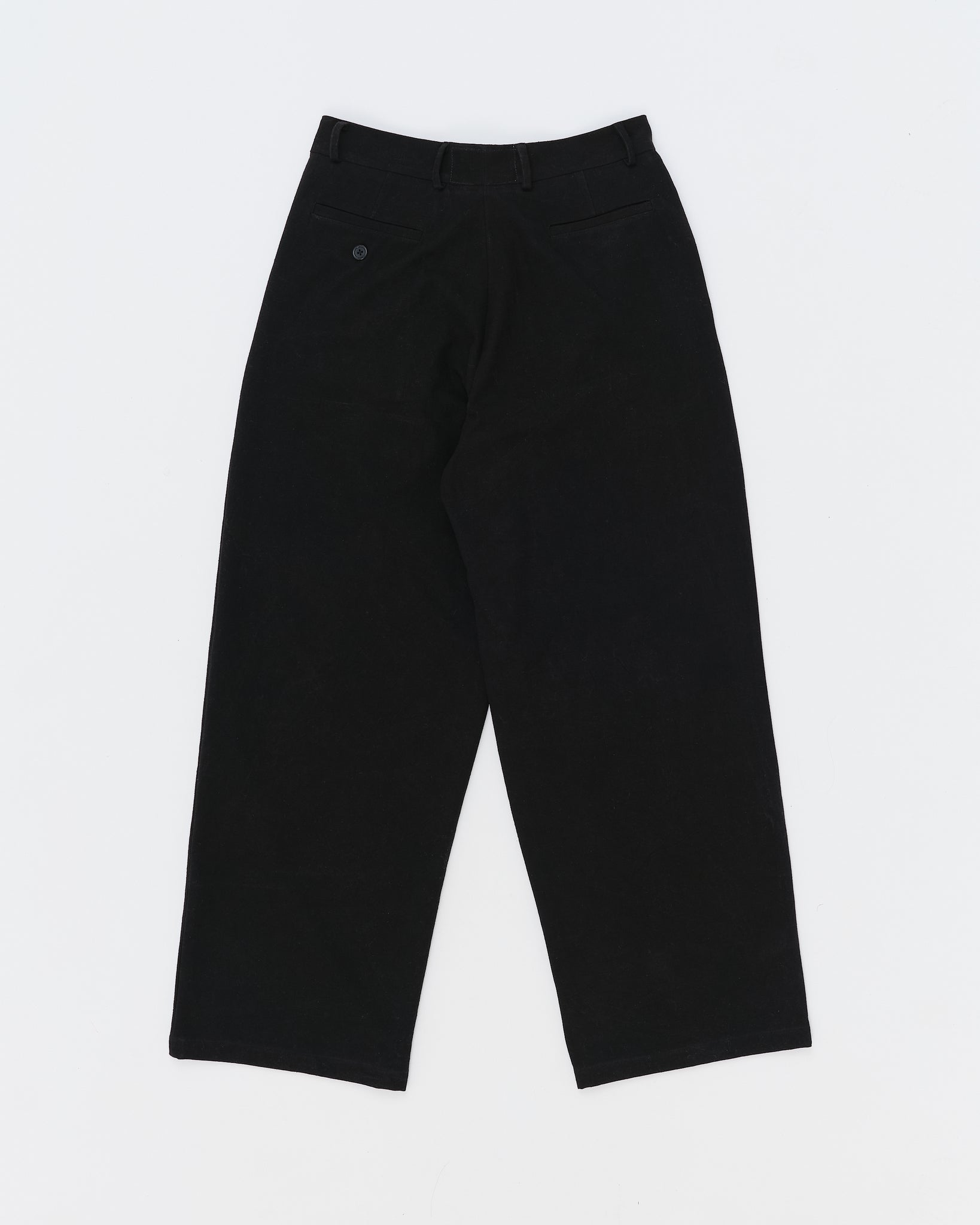 Fenn Trousers - Black Slub