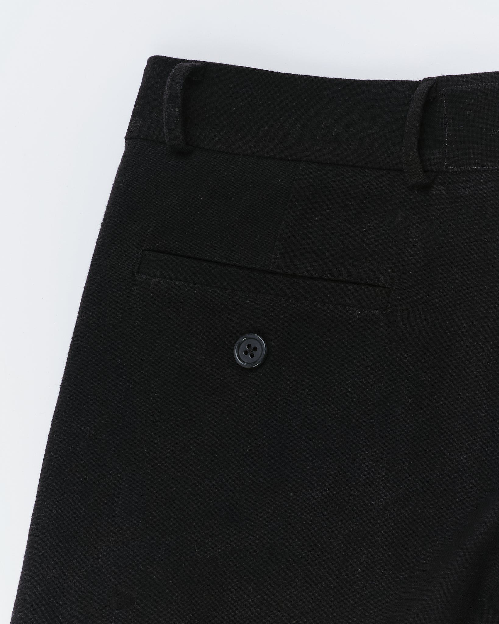 Fenn Trousers - Black Slub