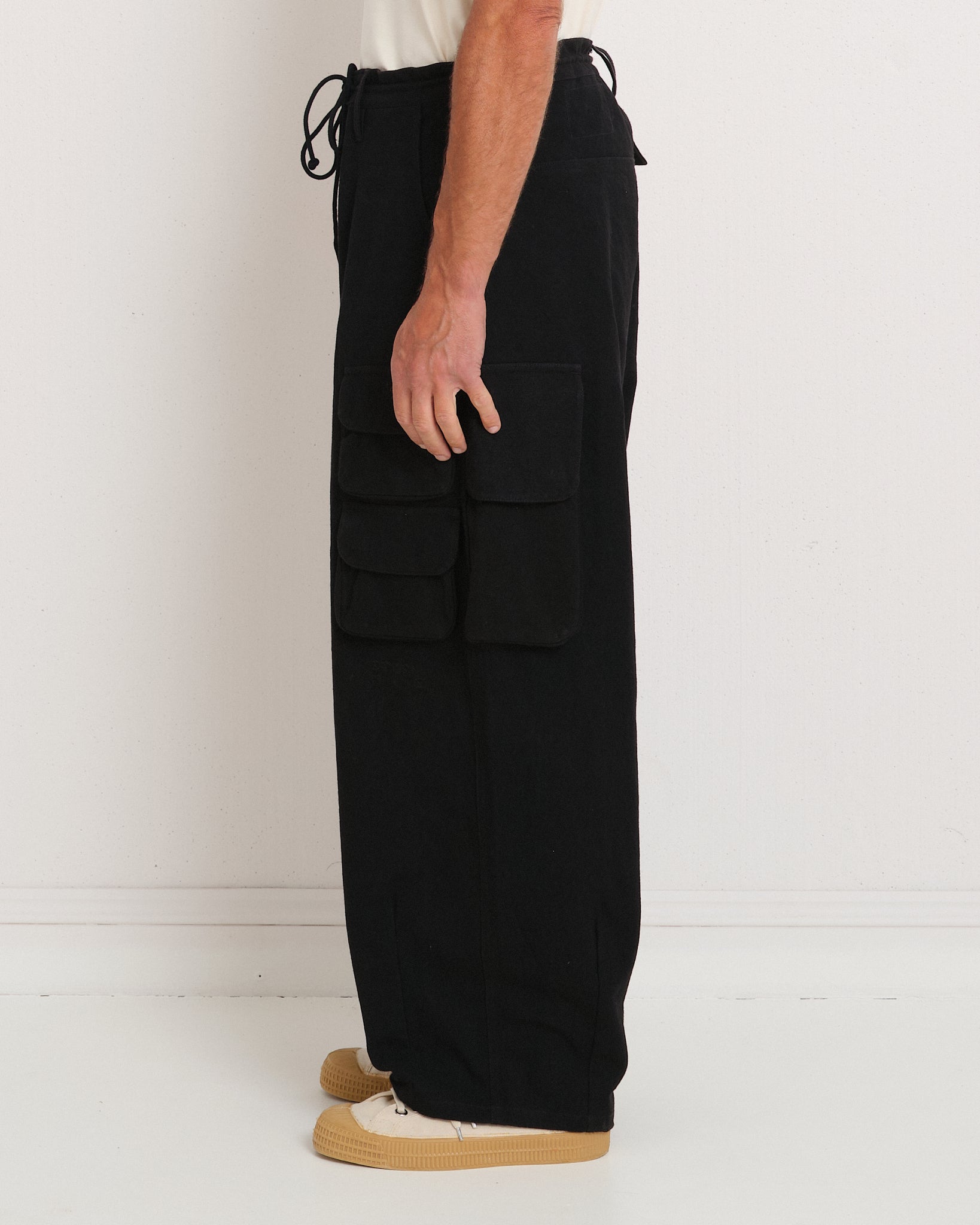 Forager Pants - Black Slub