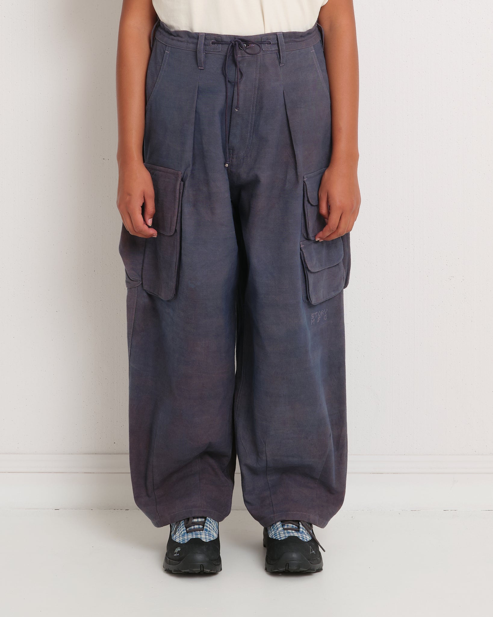 Forager Pants - Purple Slub