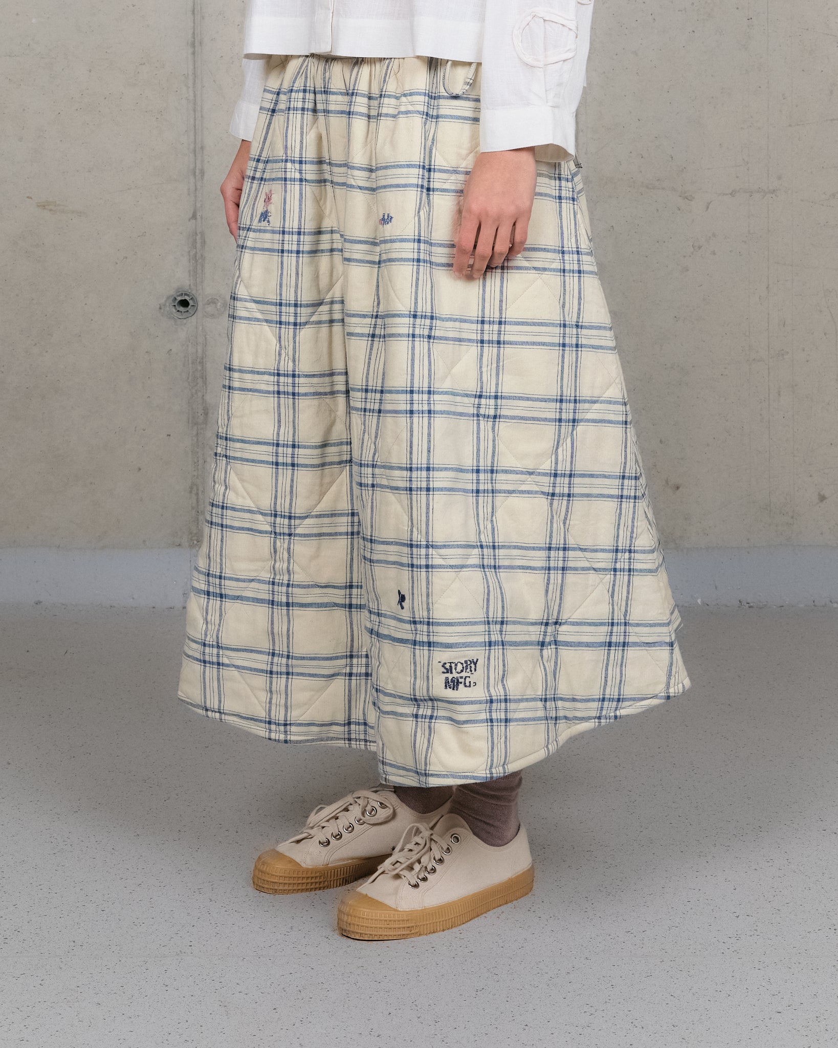 Foxglove Skirt - French Gingham Interrupted