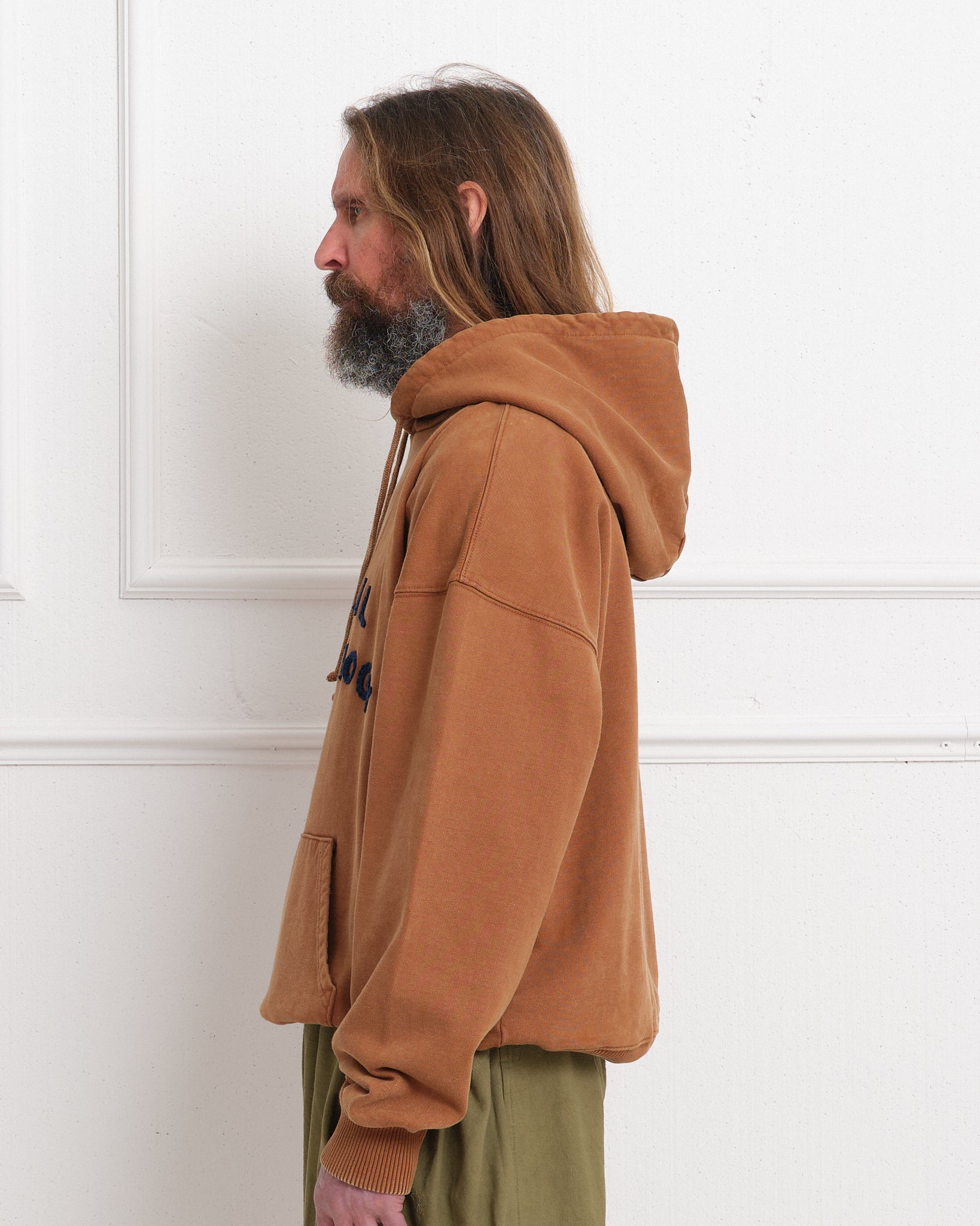 Geo Hoodie - Brown