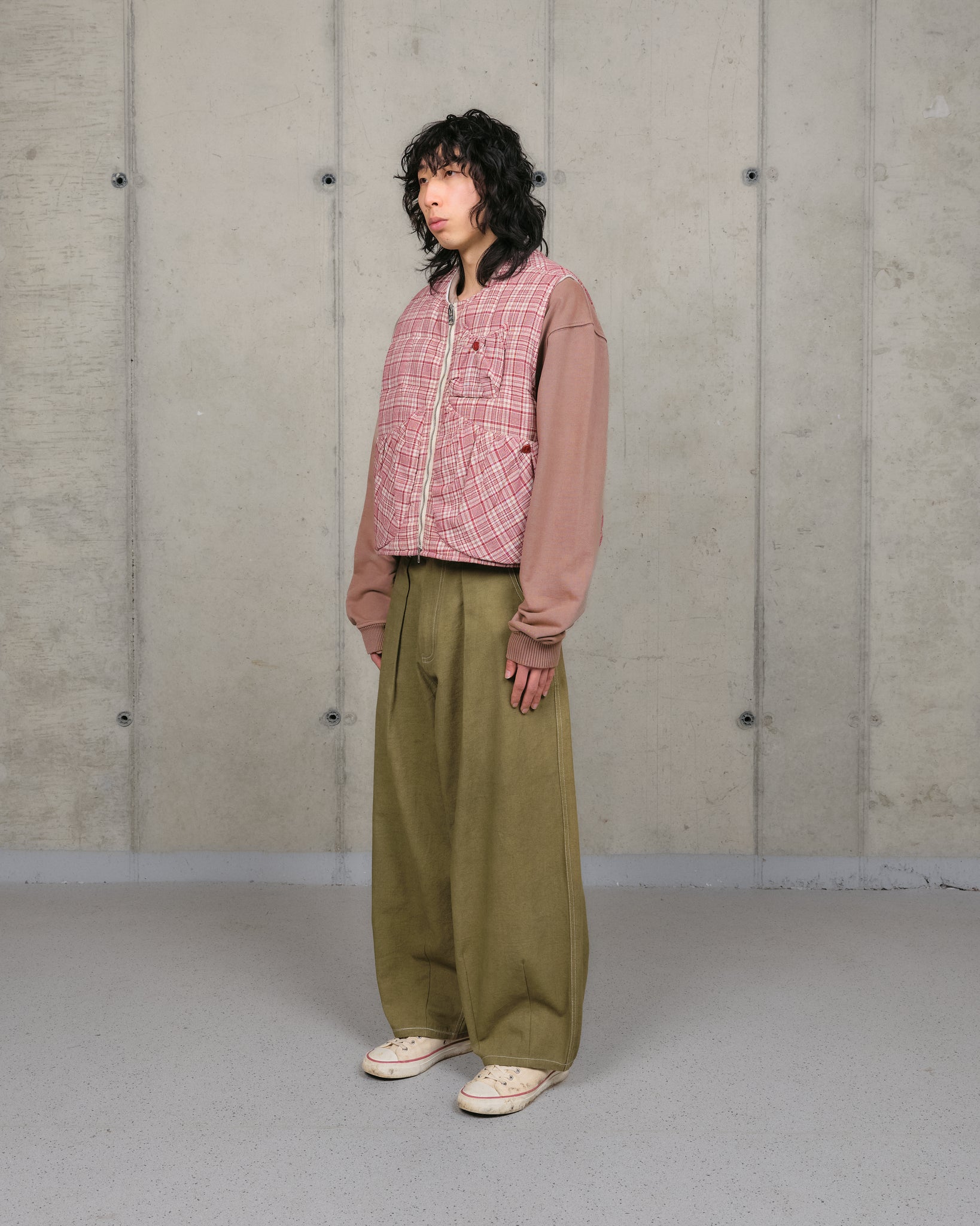 Girolle Vest - Red Check