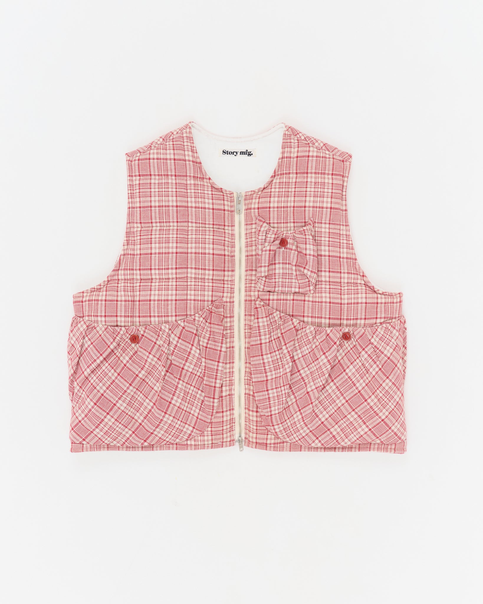 Girolle Vest - Red Check