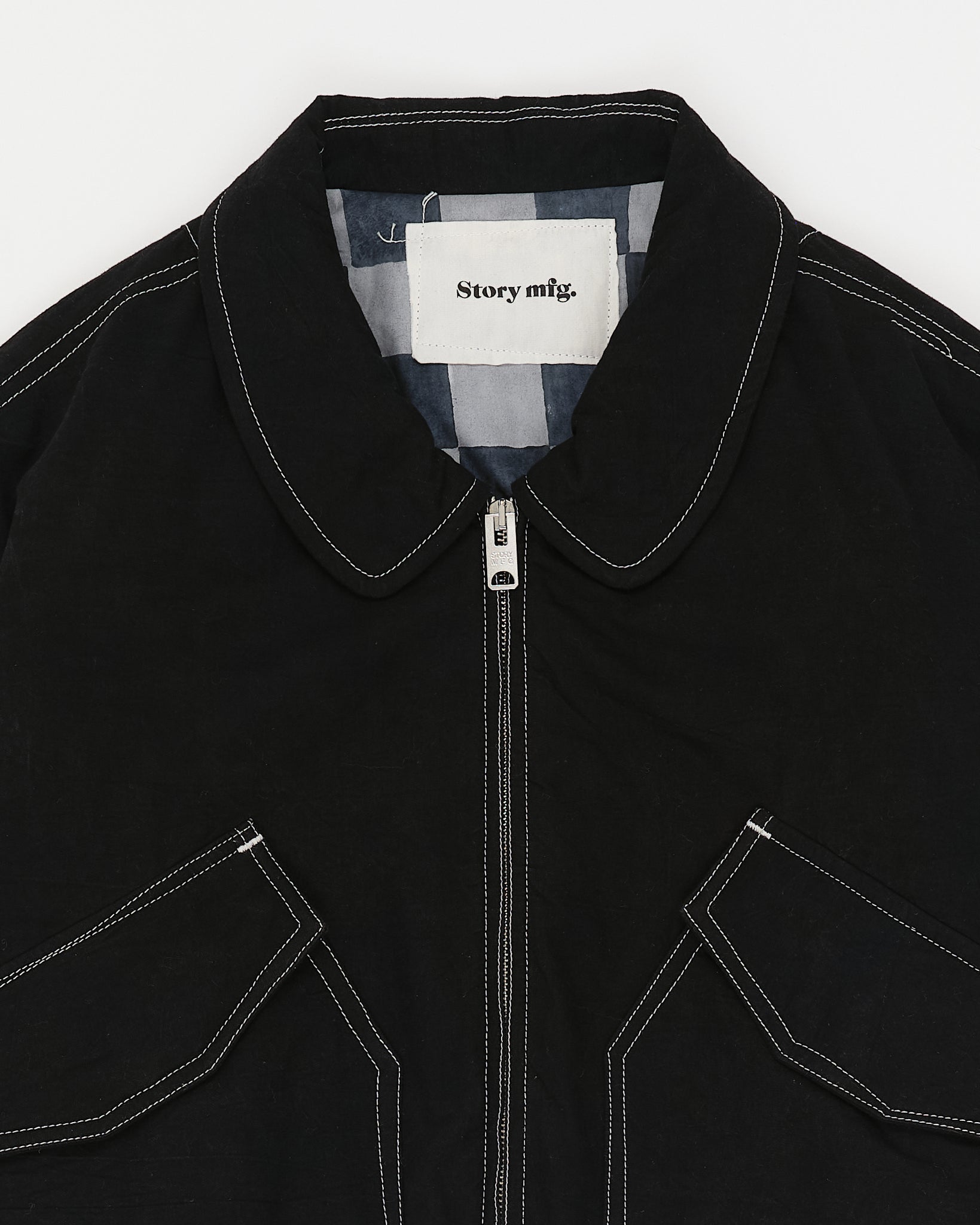 Grain Jacket - Black Wonky-Wear