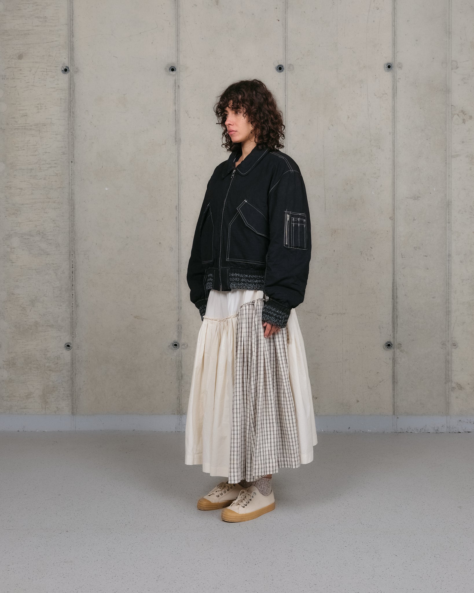 Grain Jacket - Black Wonky-Wear