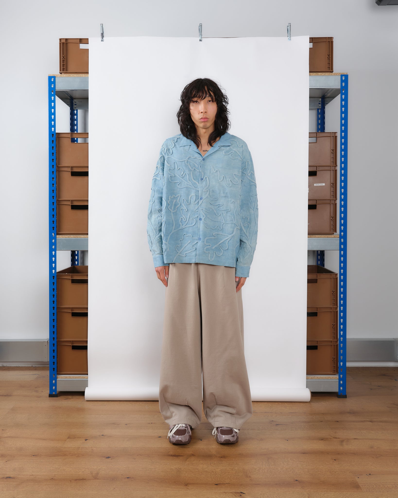 Geo Joggers - Soft Grey