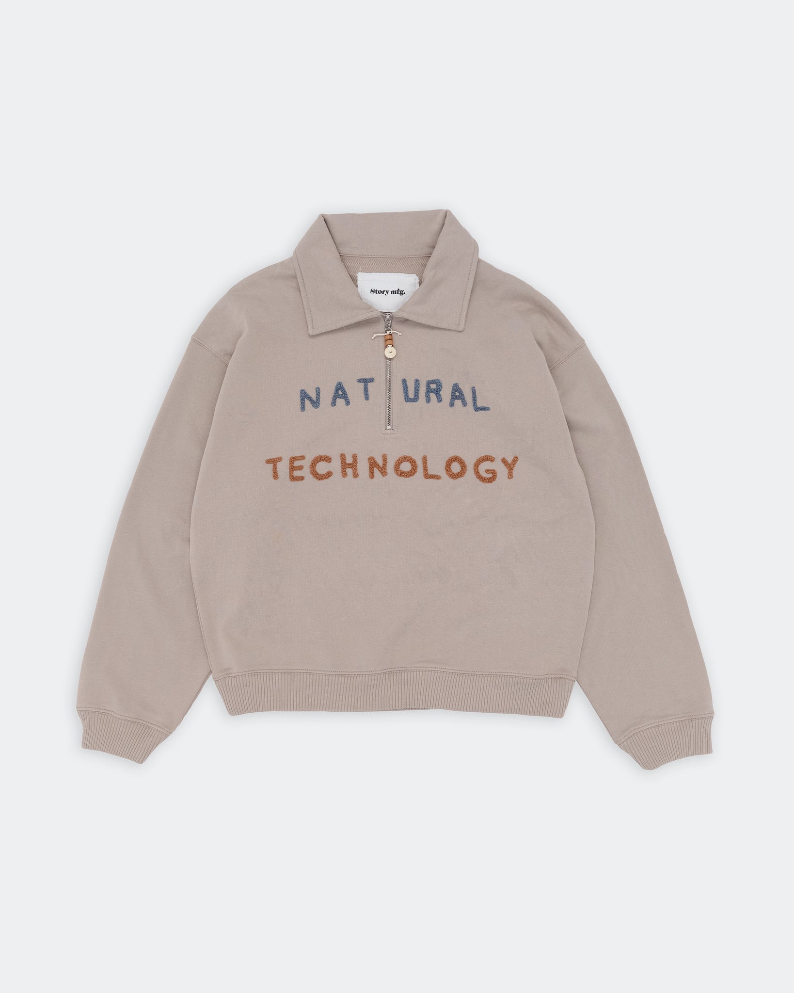 Geo Pullover - Soft Grey