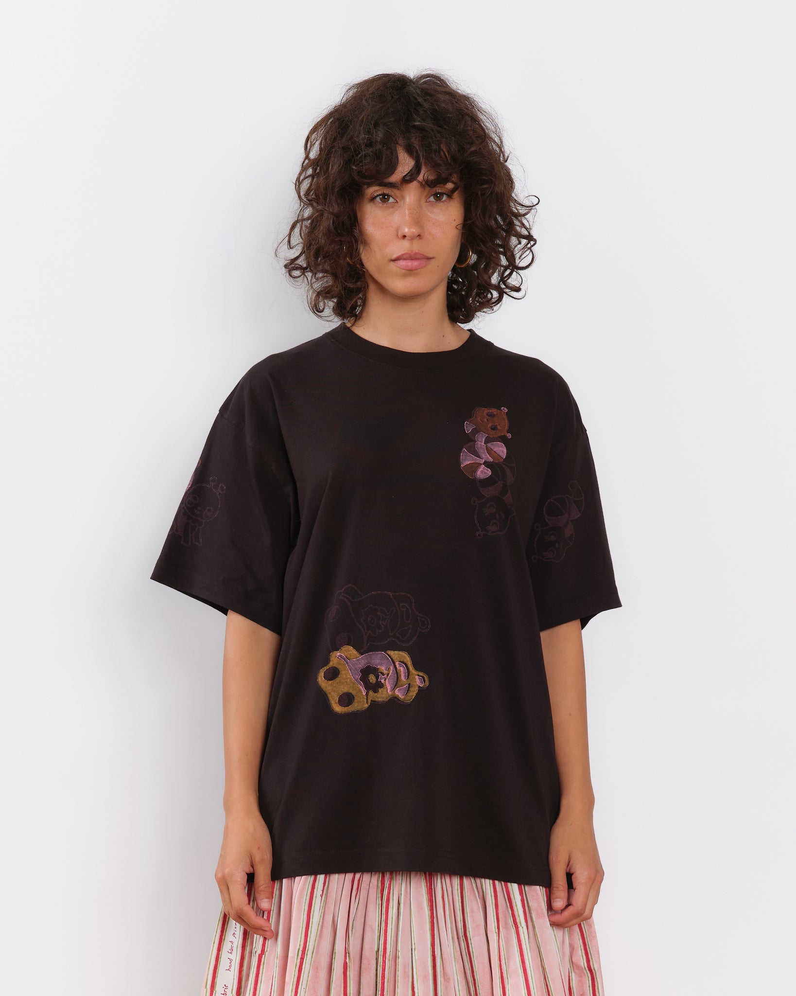 Grateful Tee SS - Black Earth Trip Spiral