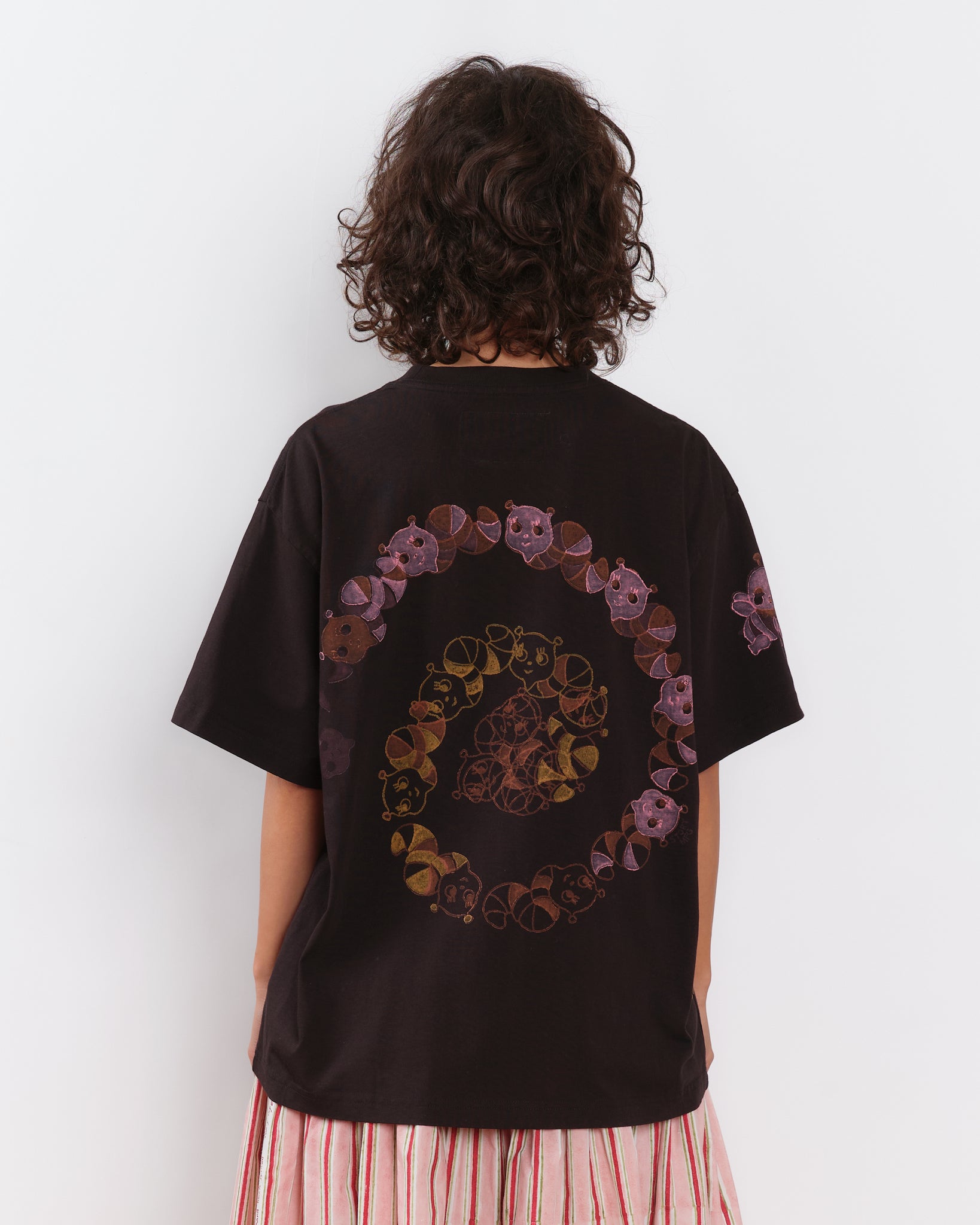 Grateful Tee SS - Black Earth Trip Spiral
