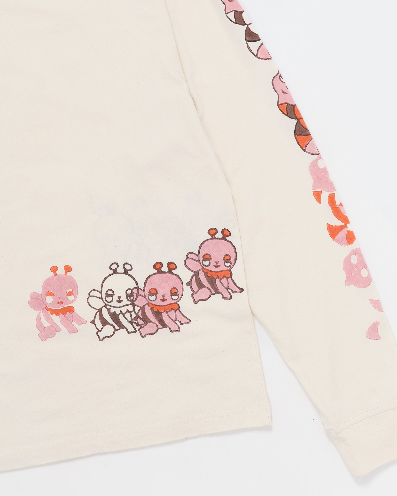 Grateful Tee LS - Ecru Earth Trip